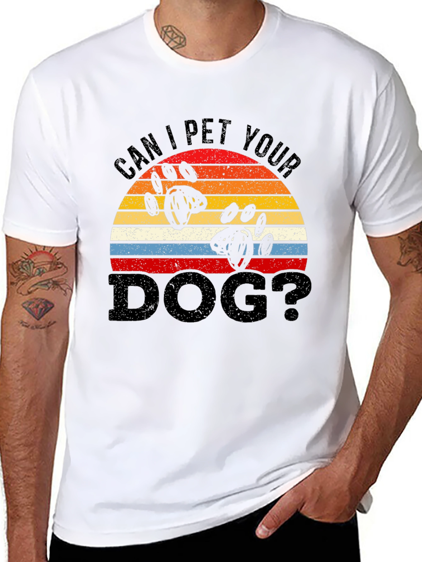 Can I Pet Your Dog? Retro Graphic Tee