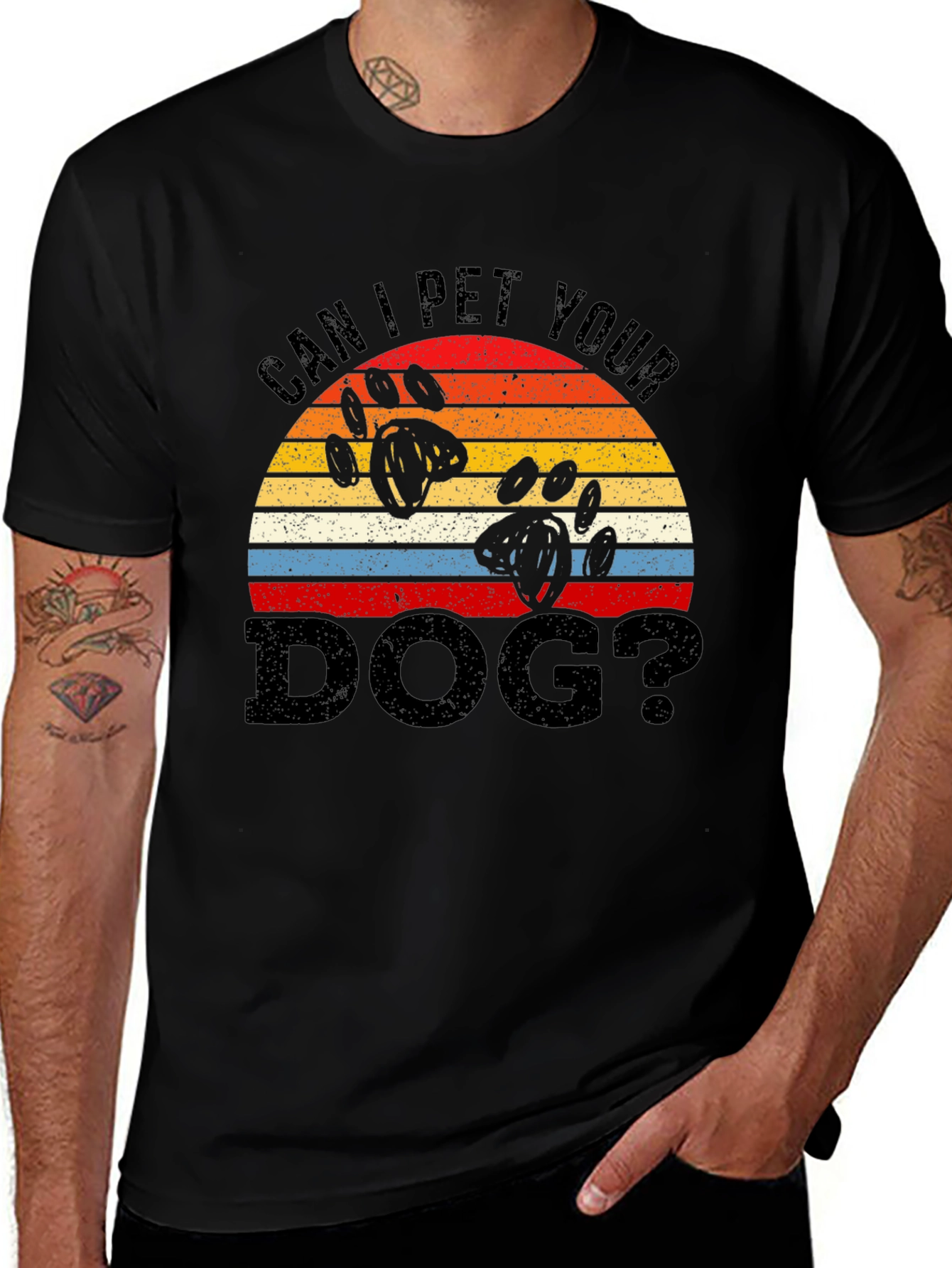 Can I Pet Your Dog? Retro Graphic Tee