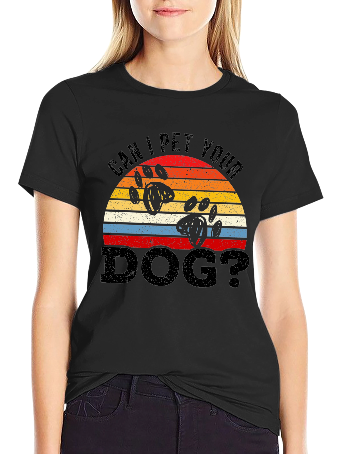 Can I Pet Your Dog? Retro Graphic Tee