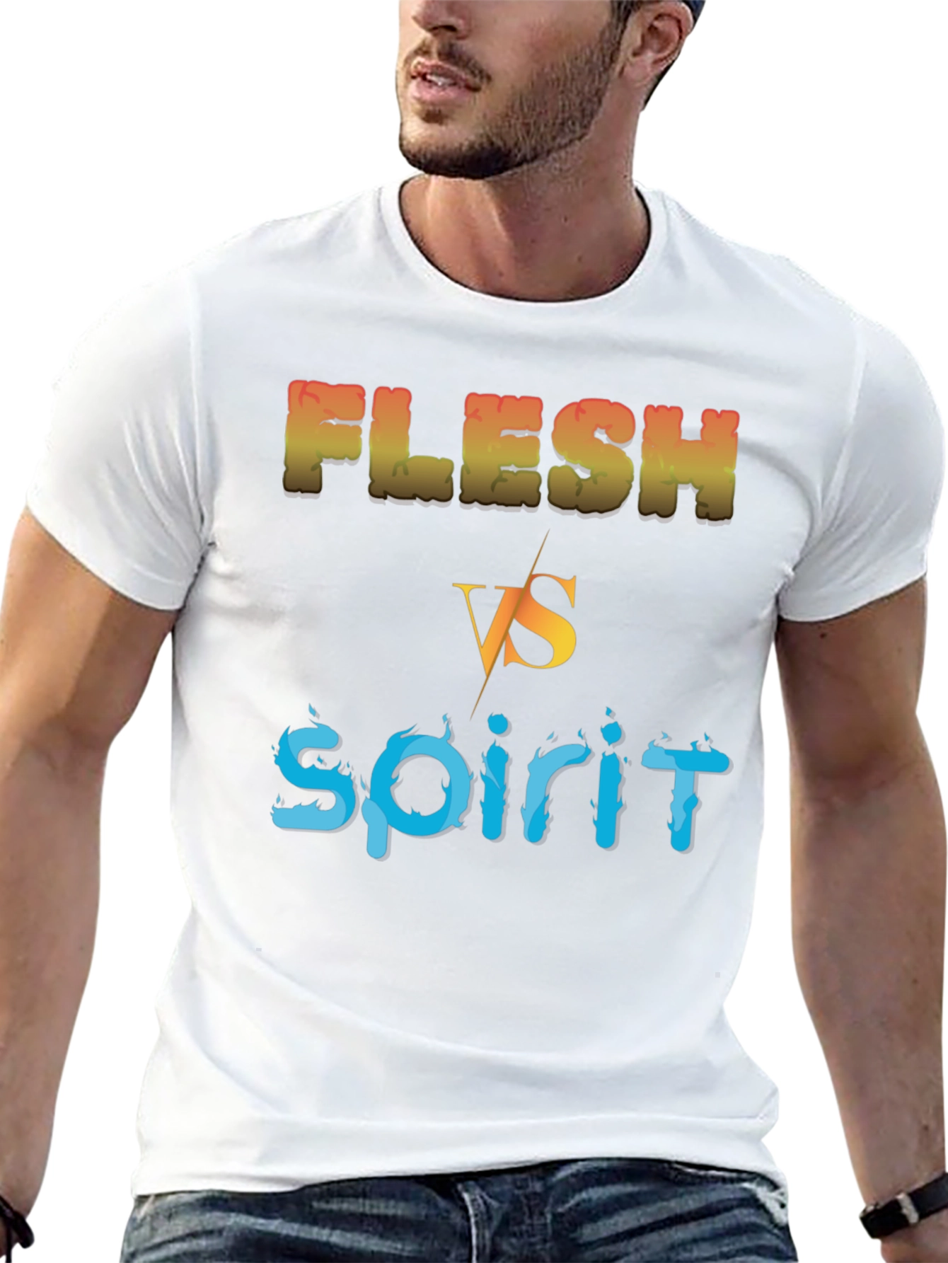 Flesh vs Spirit Graphic Tee