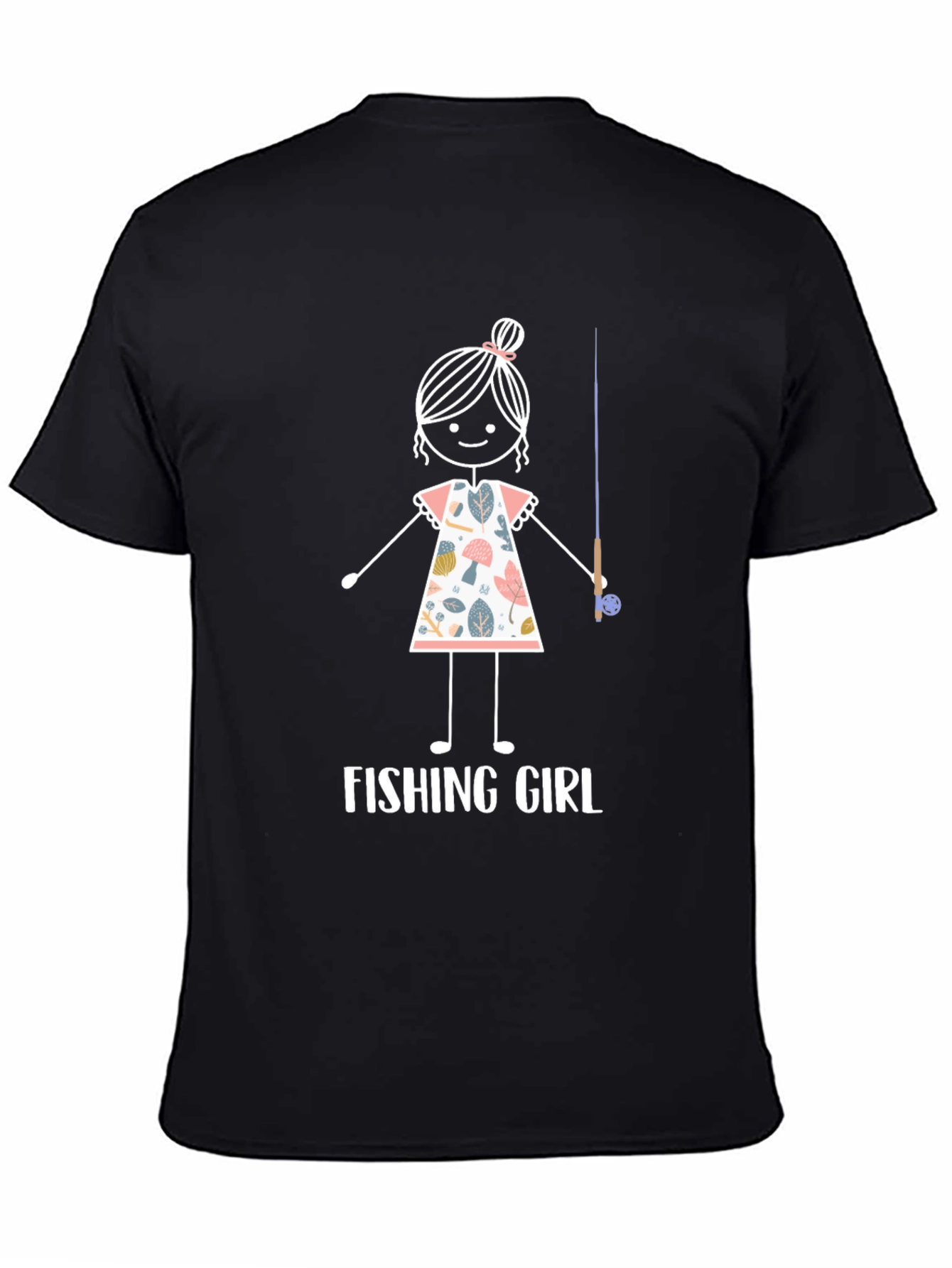 Fishing Girl T-Shirt - Cute Angler Tee