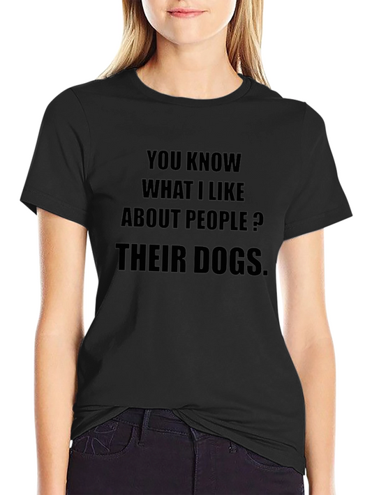 Funny Dog Lover T-Shirt - People & Their Dogs
