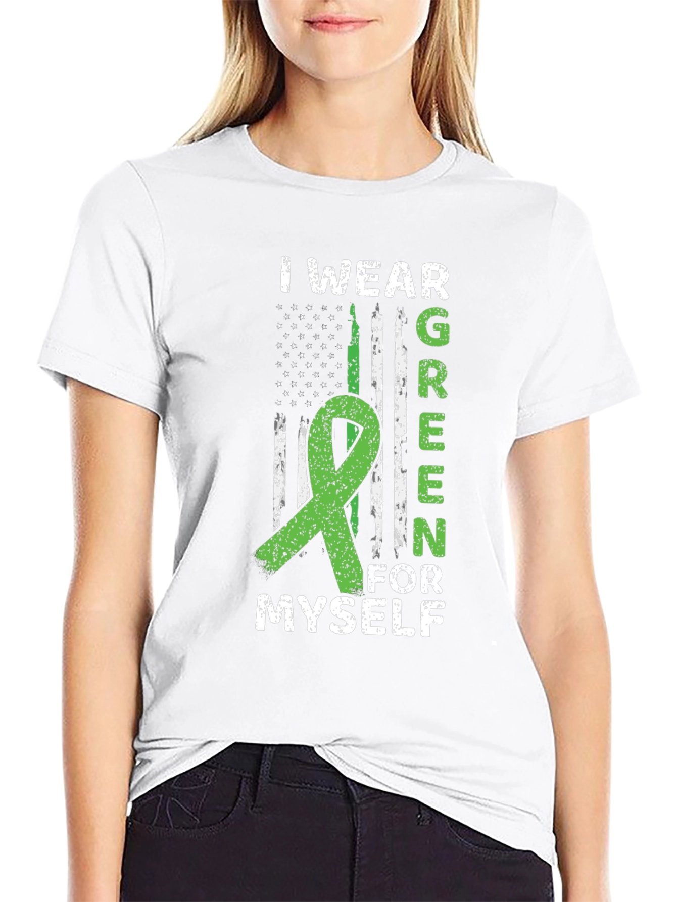 I Wear Green For Myself Awareness T-Shirt