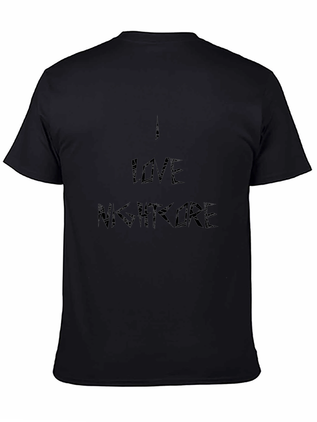 I Love Nightcore Black T-Shirt