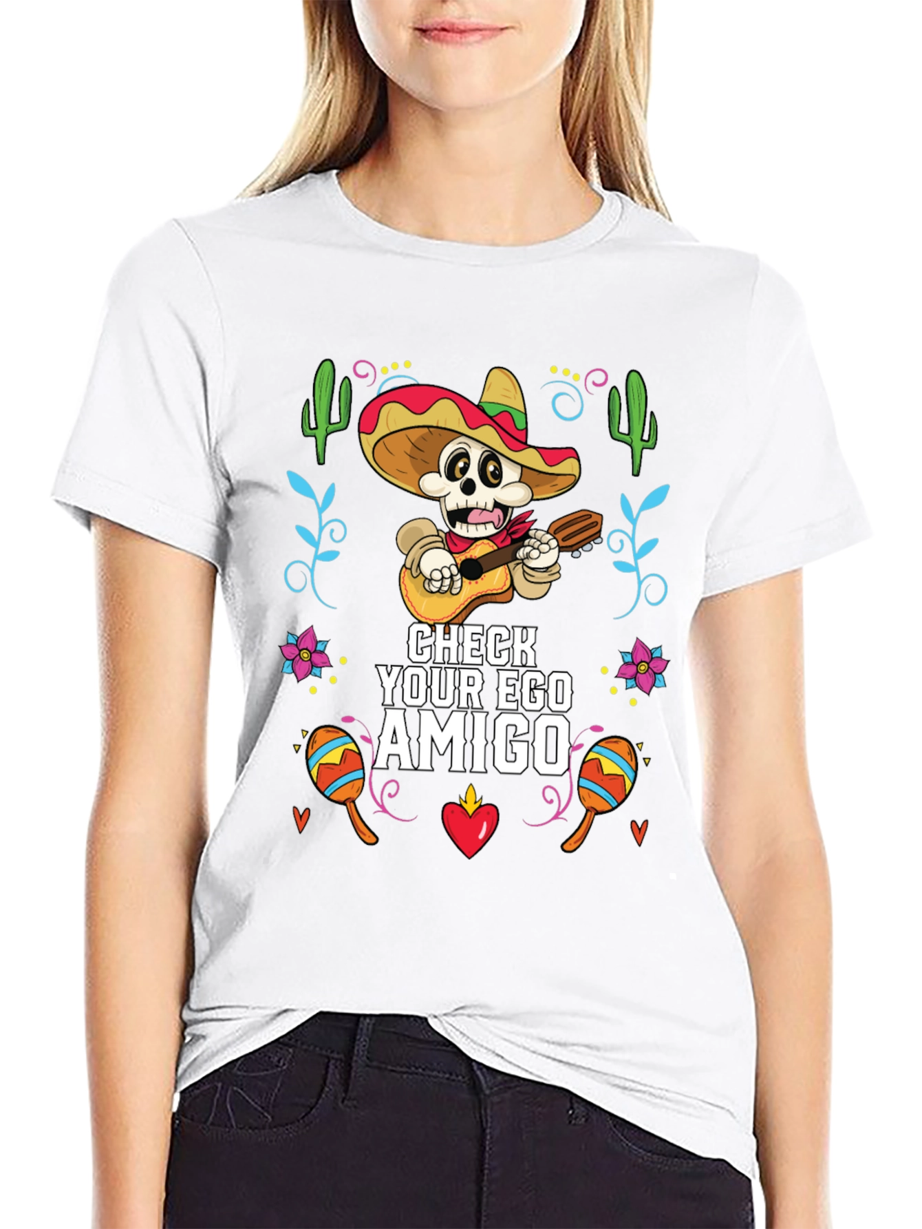 Check Your Ego Amigo Graphic T-Shirt