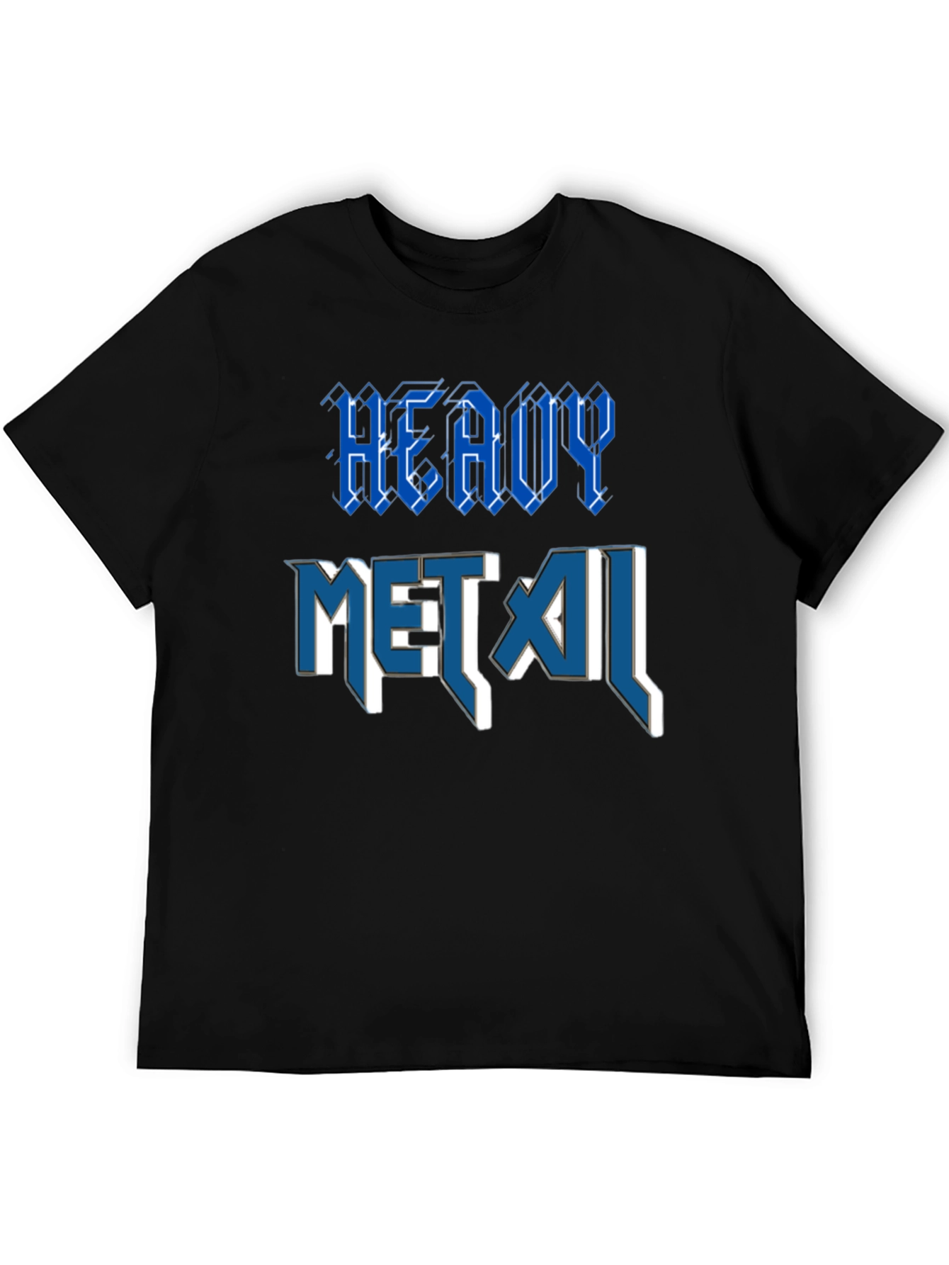 Heavy Metal Graphic T-Shirt - Classic Rock Style
