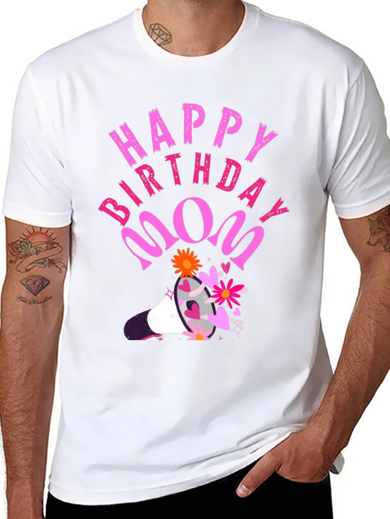 Happy Birthday Mom Graphic Tee