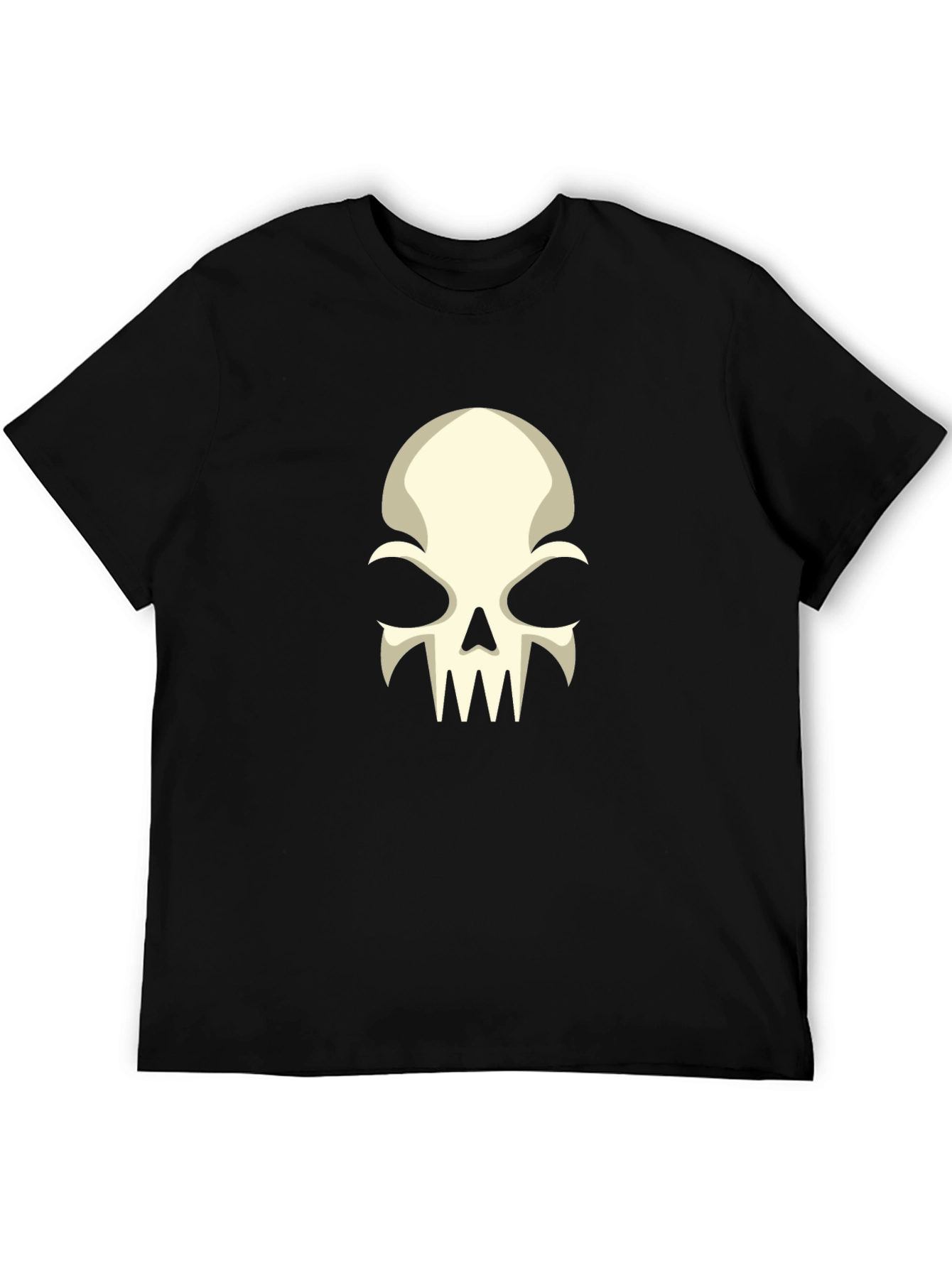 Skull Graphic T-Shirt - Mens Black Tee