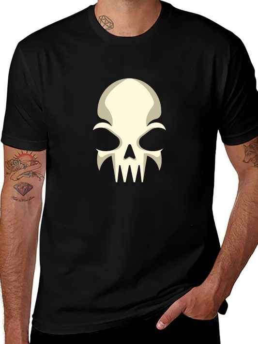 Skull Graphic T-Shirt - Mens Black Tee