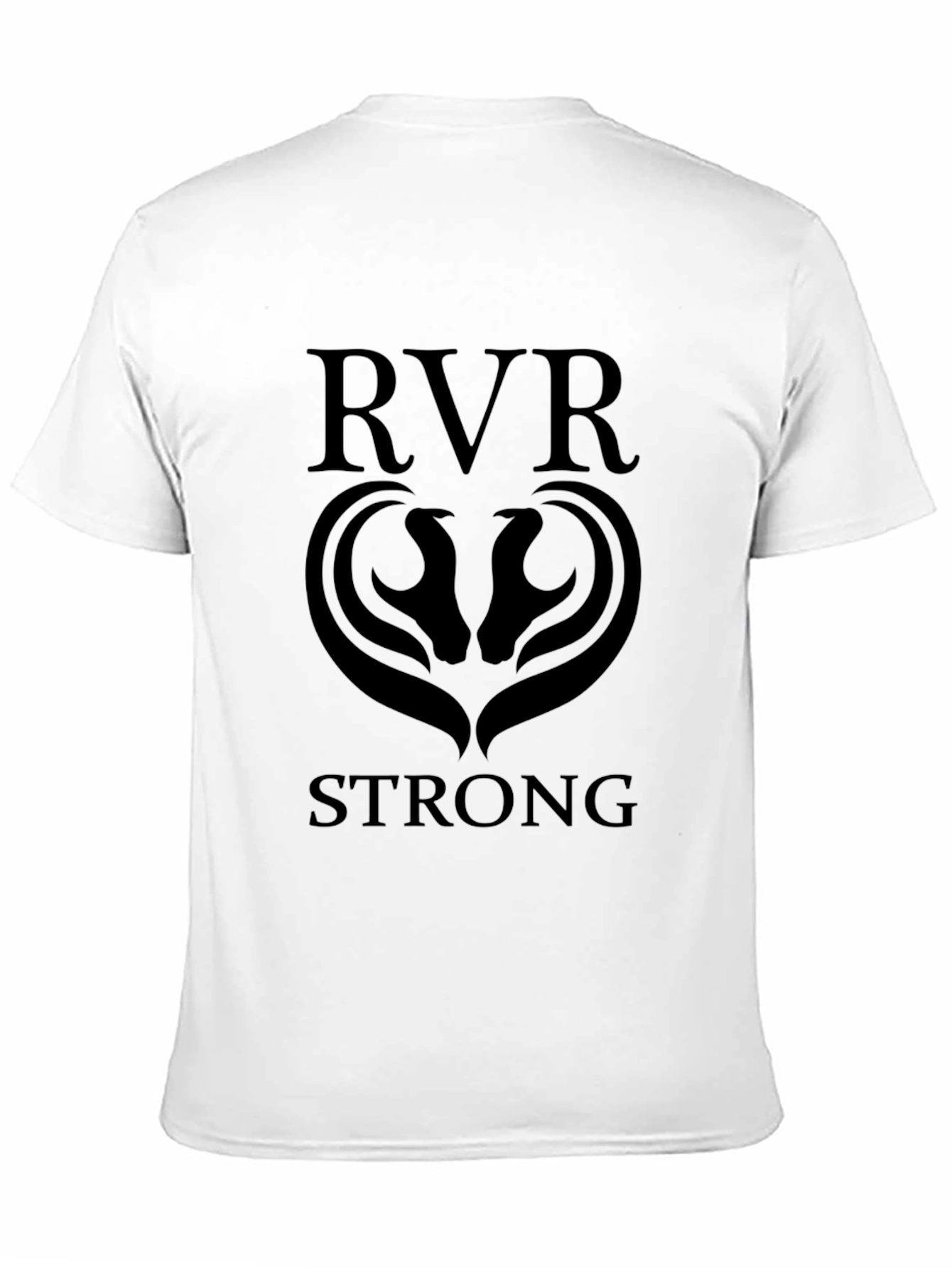 RVR Strong Black Graphic Tee