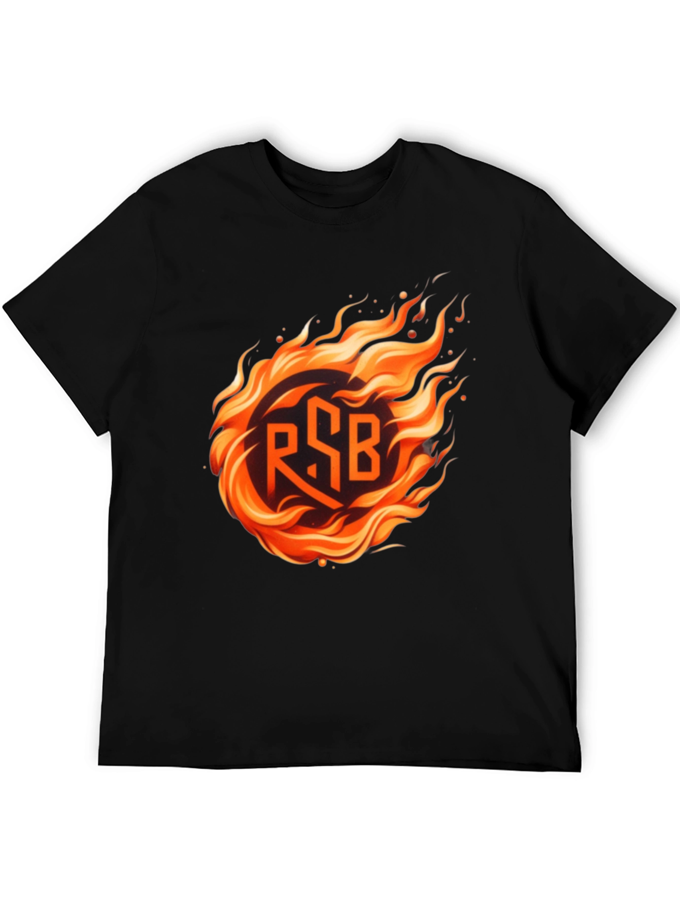 Fiery RSB Graphic Tee - Bold Statement Shirt
