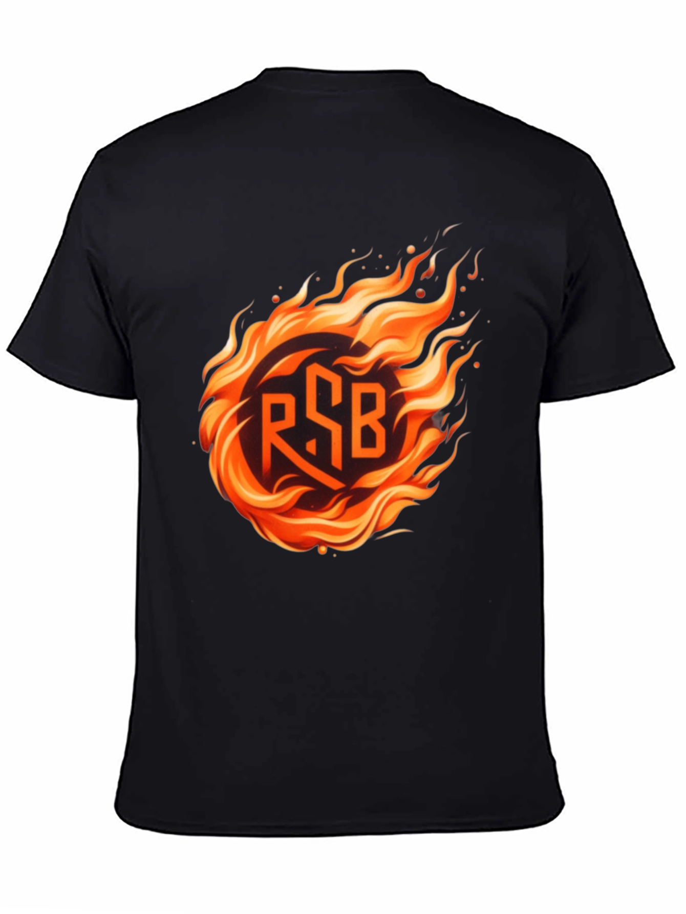 Fiery RSB Graphic Tee - Bold Statement Shirt