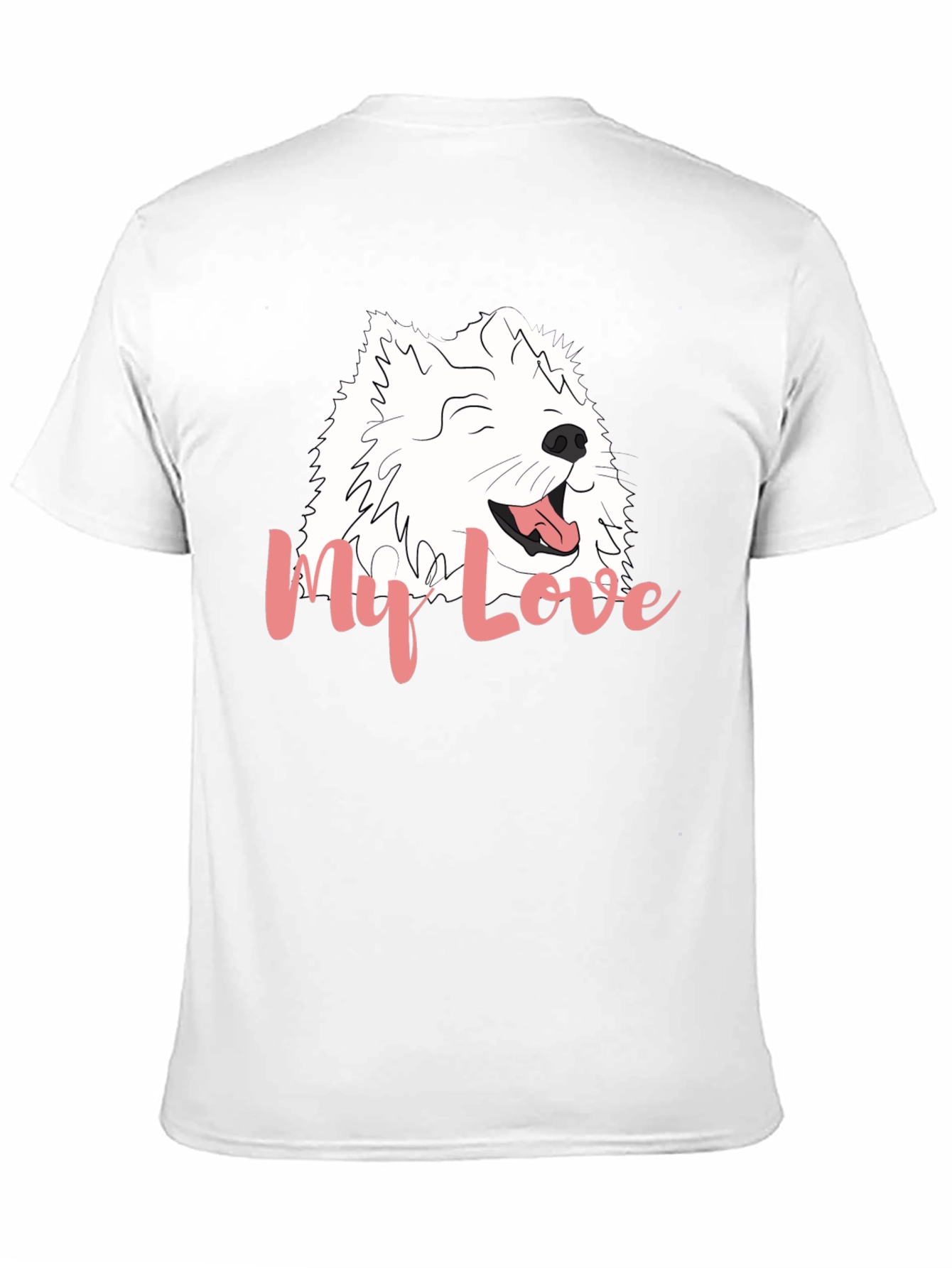 My Love Dog Graphic Black T-Shirt