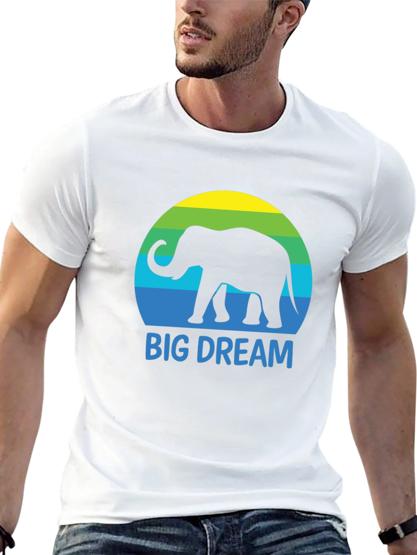 Big Dream Elephant Graphic Tee