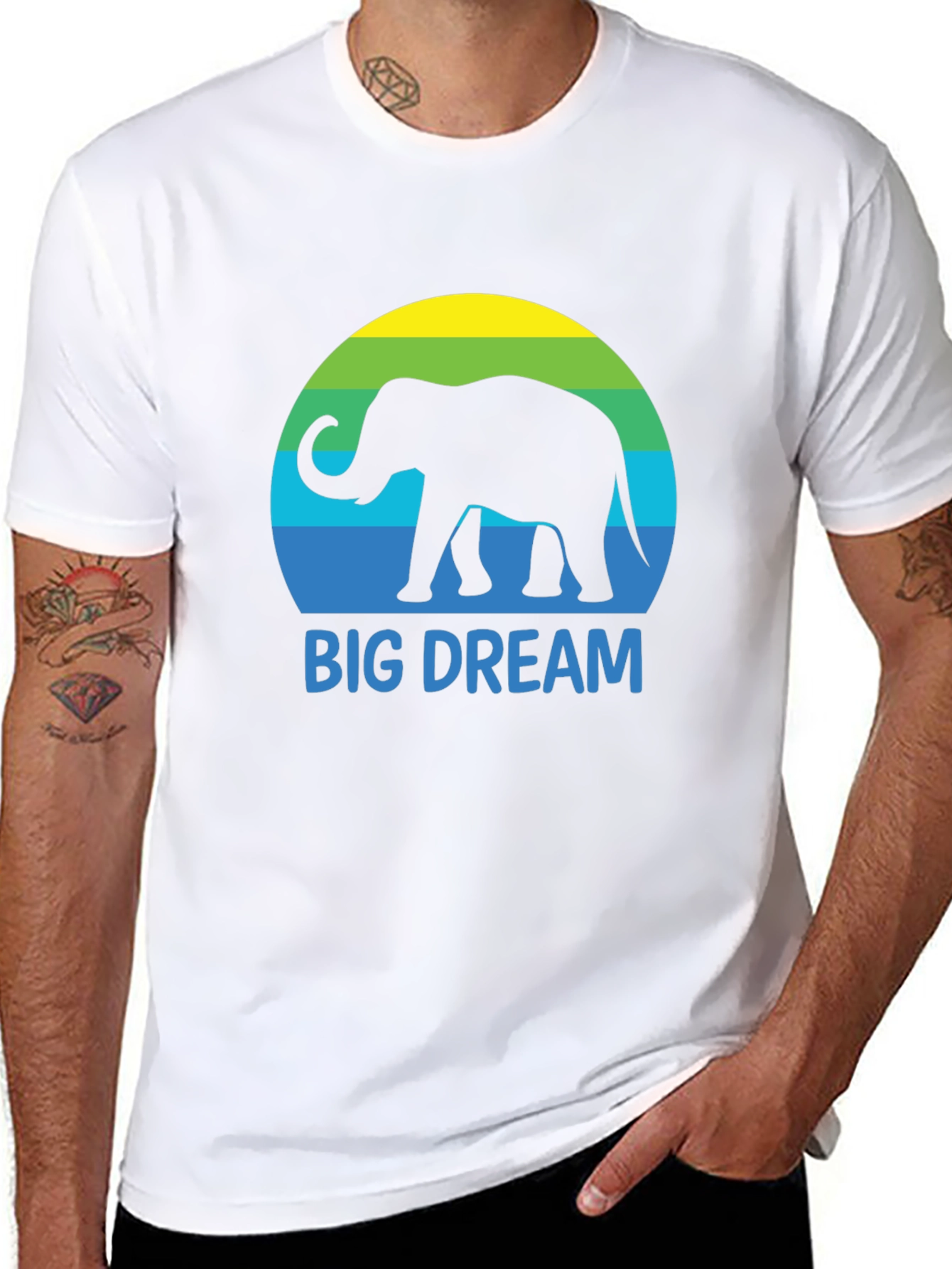 Big Dream Elephant Graphic Tee