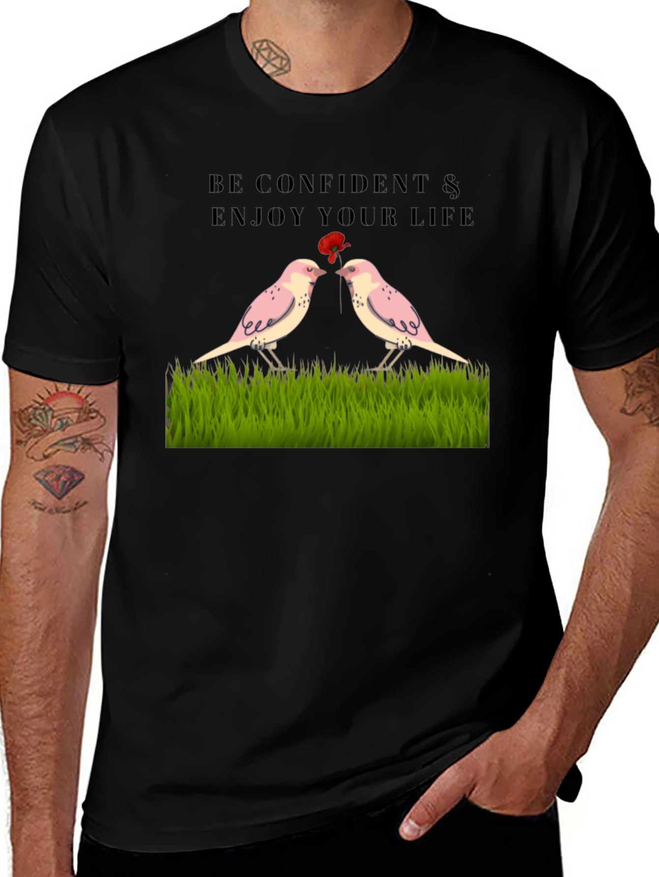 Confident Birds Graphic Tee