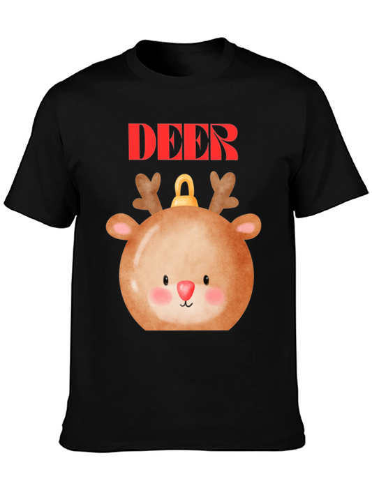 Cute Deer Ornament T-Shirt - Holiday Festive Style