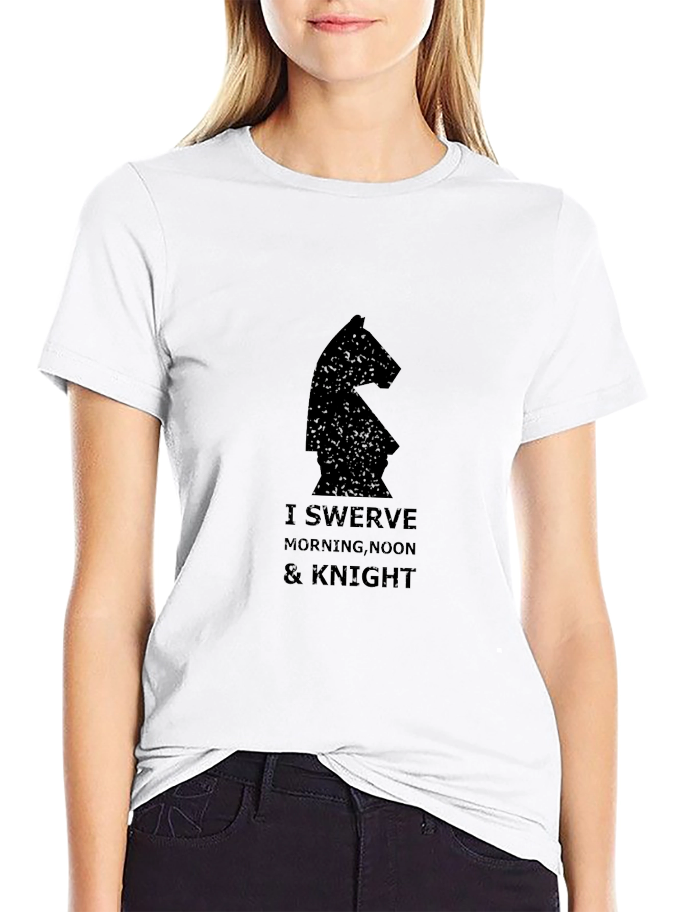 I Swerve Knight T-Shirt - Chess Graphic Tee