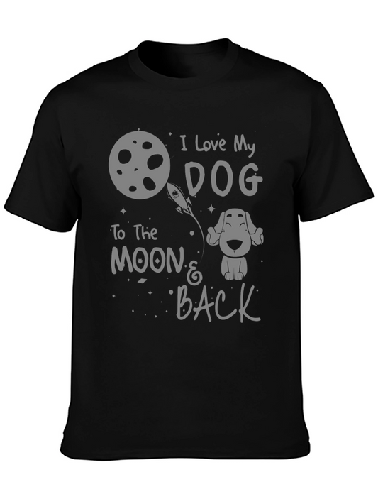 I Love My Dog To The Moon And Back T-Shirt