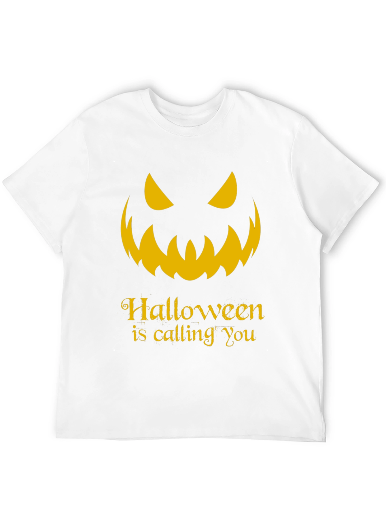 Halloween Calling T-Shirt - Spooky Jack O Lantern Tee