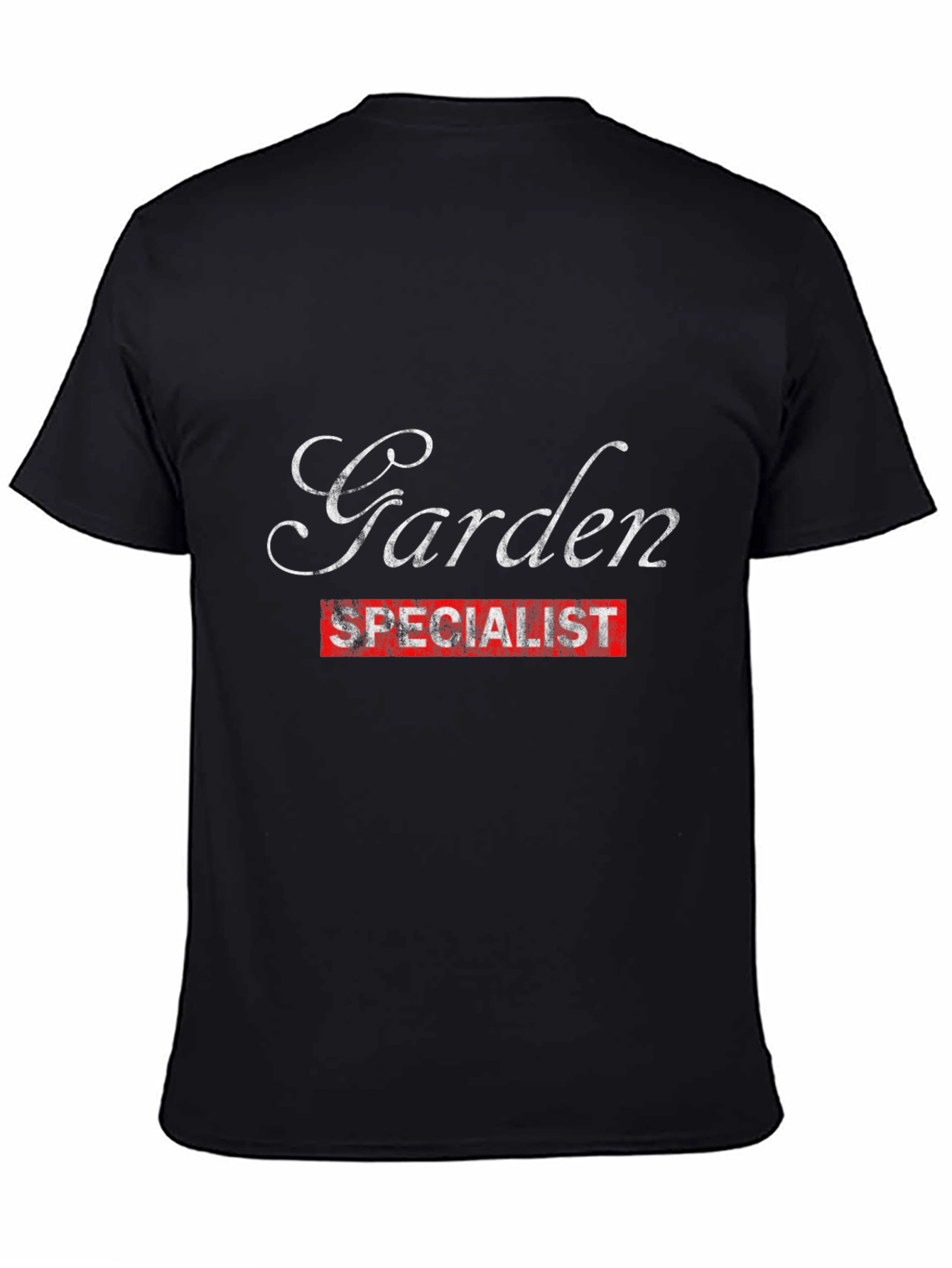 Garden Specialist T-Shirt - Black Graphic Tee