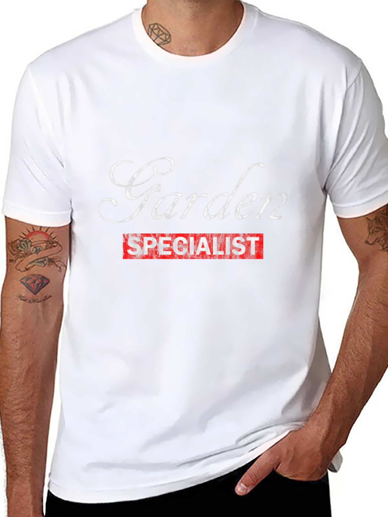 Garden Specialist T-Shirt - Black Graphic Tee