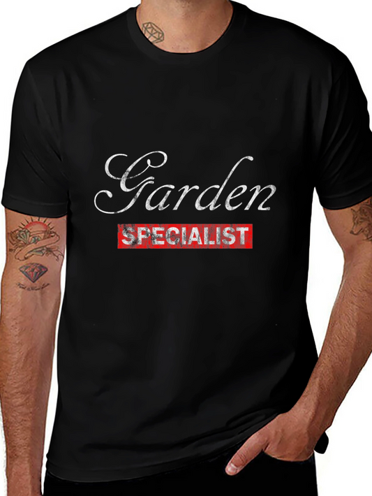 Garden Specialist T-Shirt - Black Graphic Tee