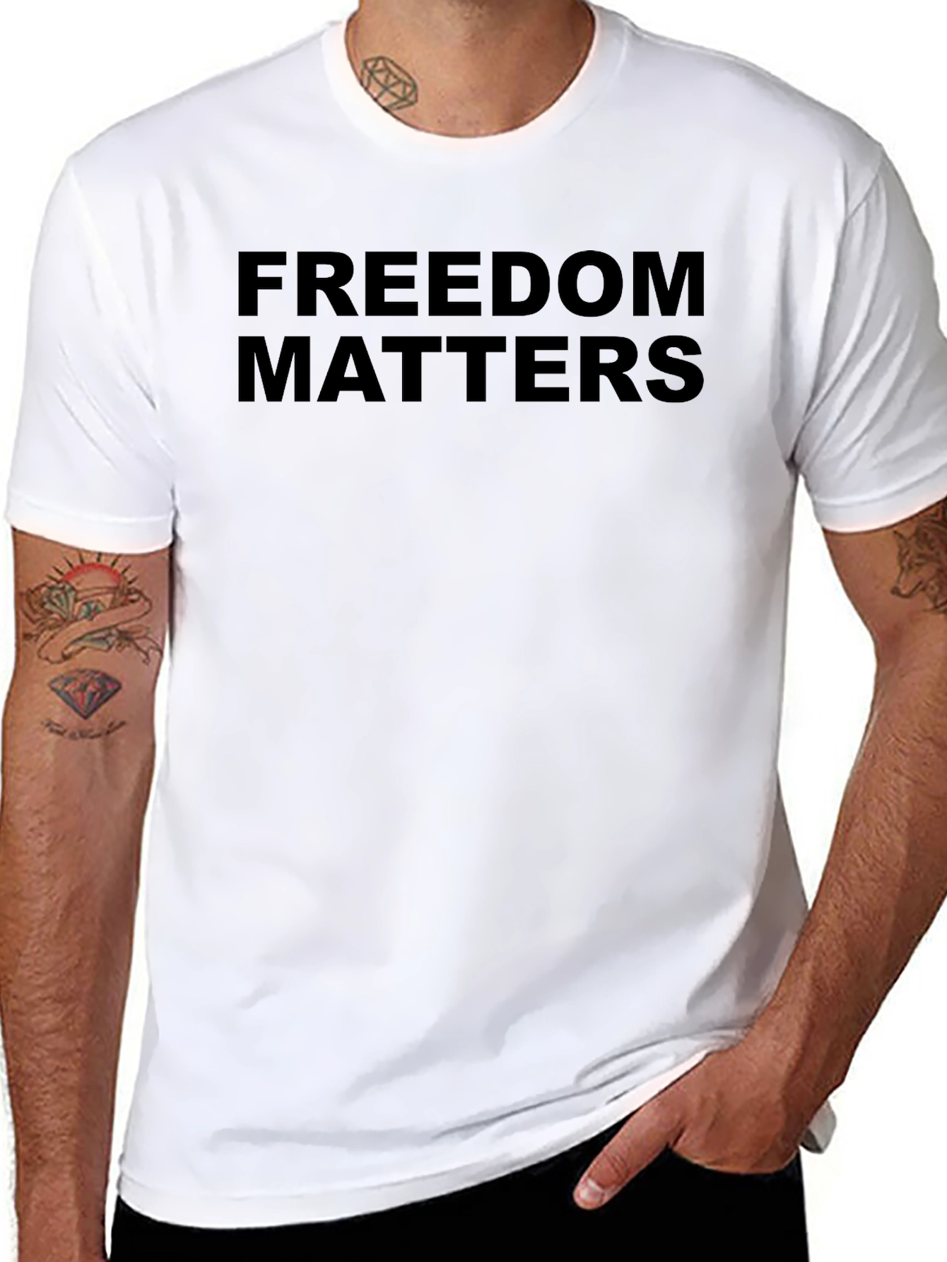 Freedom Matters Graphic Tee - Bold Statement Shirt