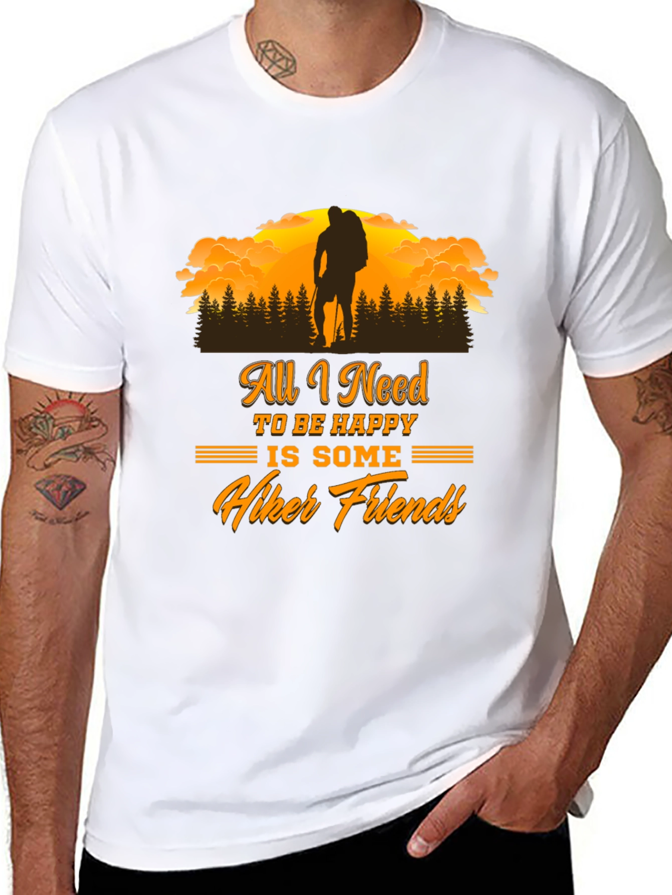 Hiker Friends Graphic T-Shirt - Adventure Ready Tee