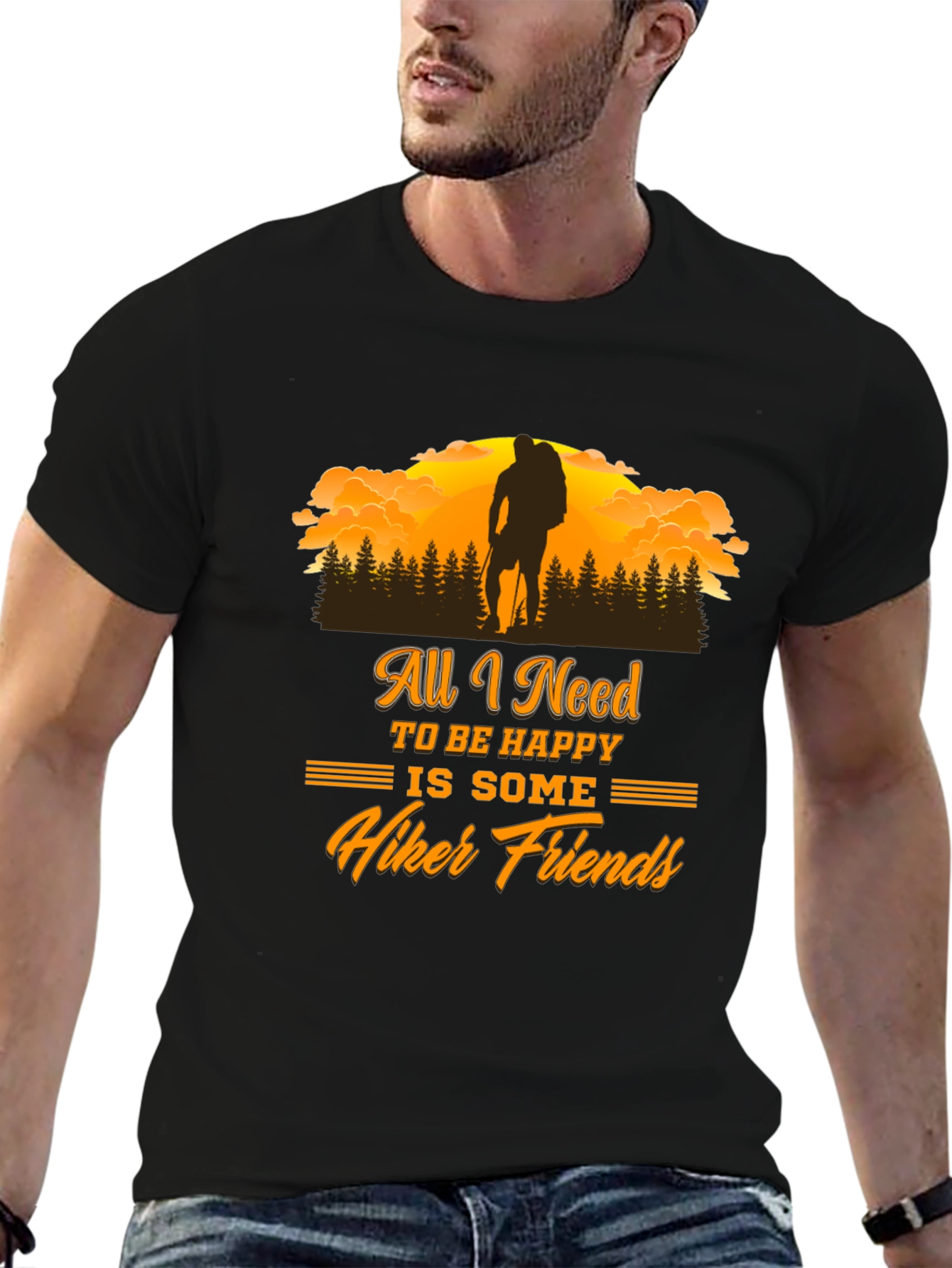 Hiker Friends Graphic T-Shirt - Adventure Ready Tee