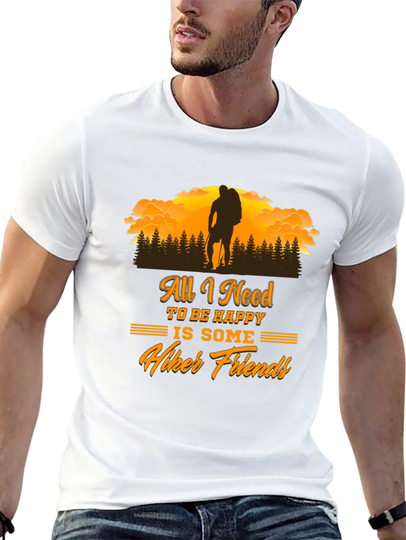 Hiker Friends Graphic T-Shirt - Adventure Ready Tee