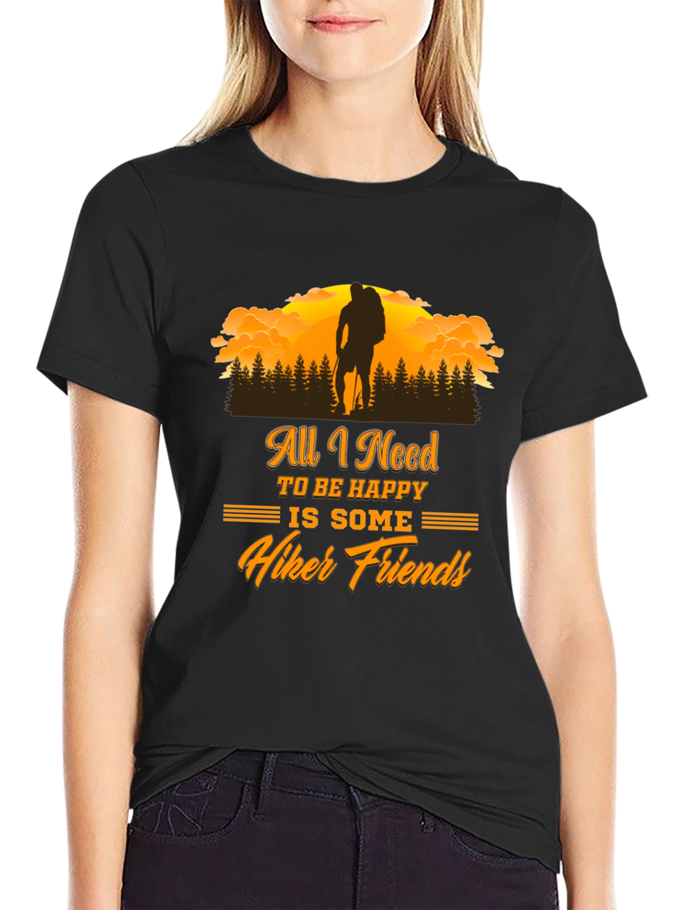 Hiker Friends Graphic T-Shirt - Adventure Ready Tee