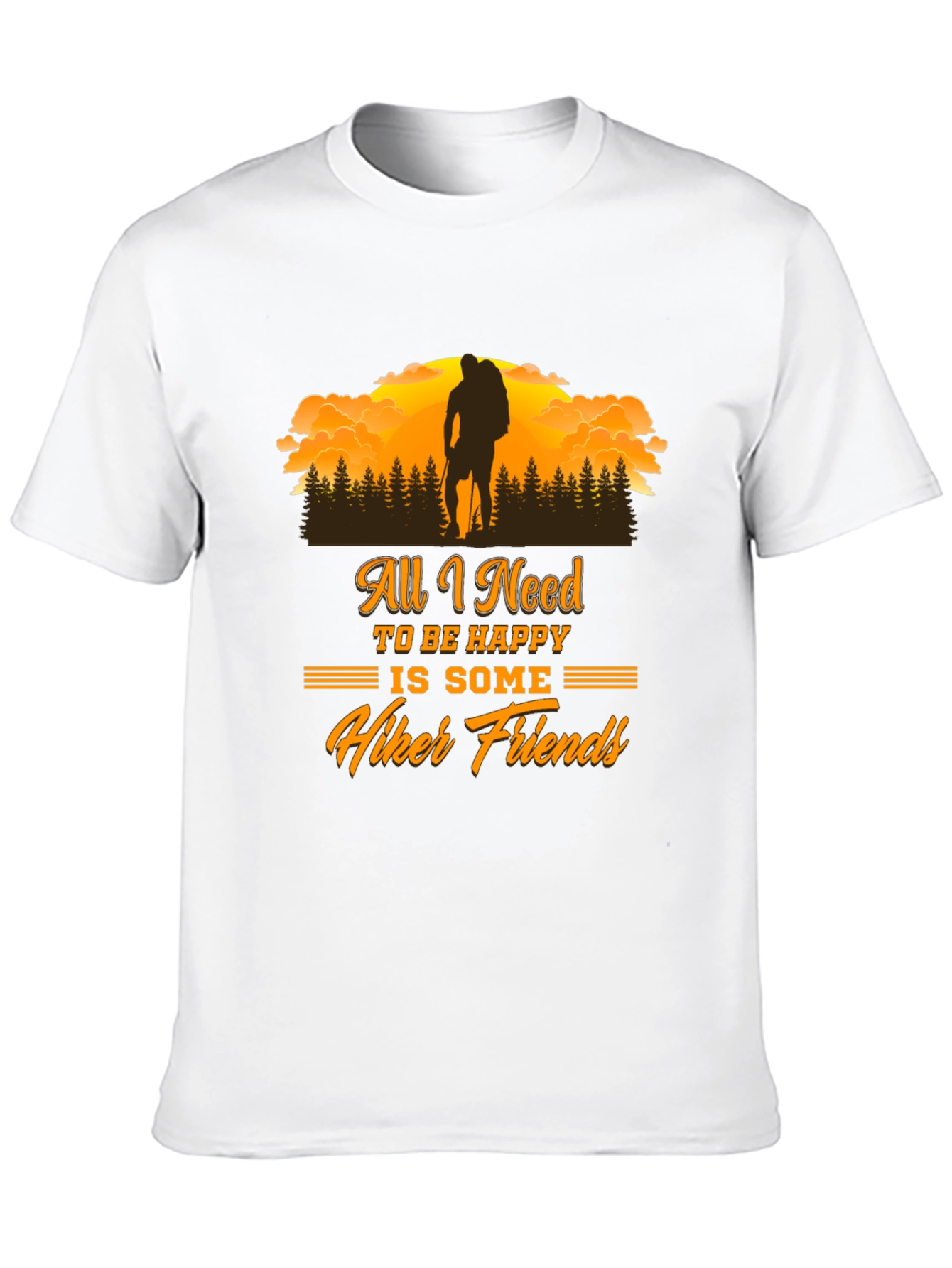 Hiker Friends Graphic T-Shirt - Adventure Ready Tee