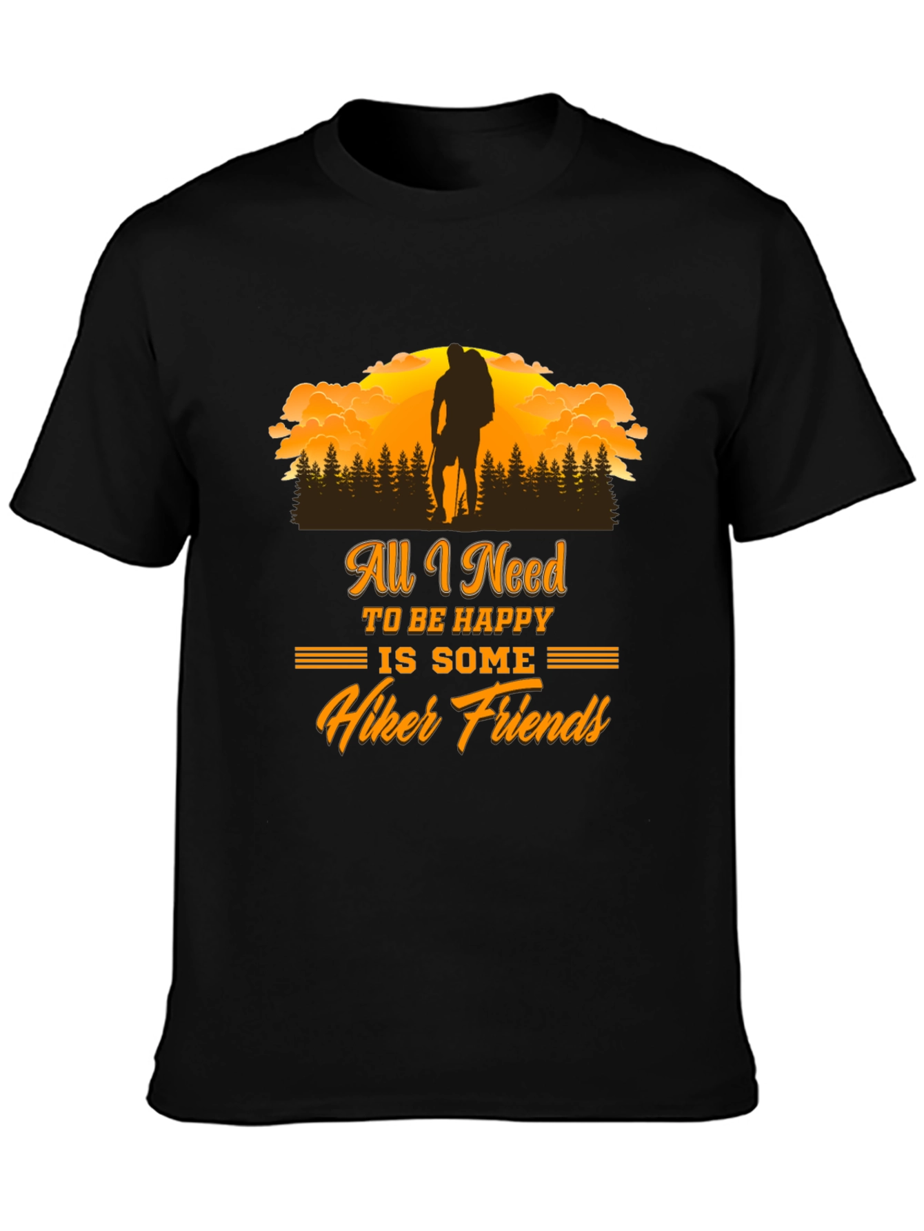 Hiker Friends Graphic T-Shirt - Adventure Ready Tee