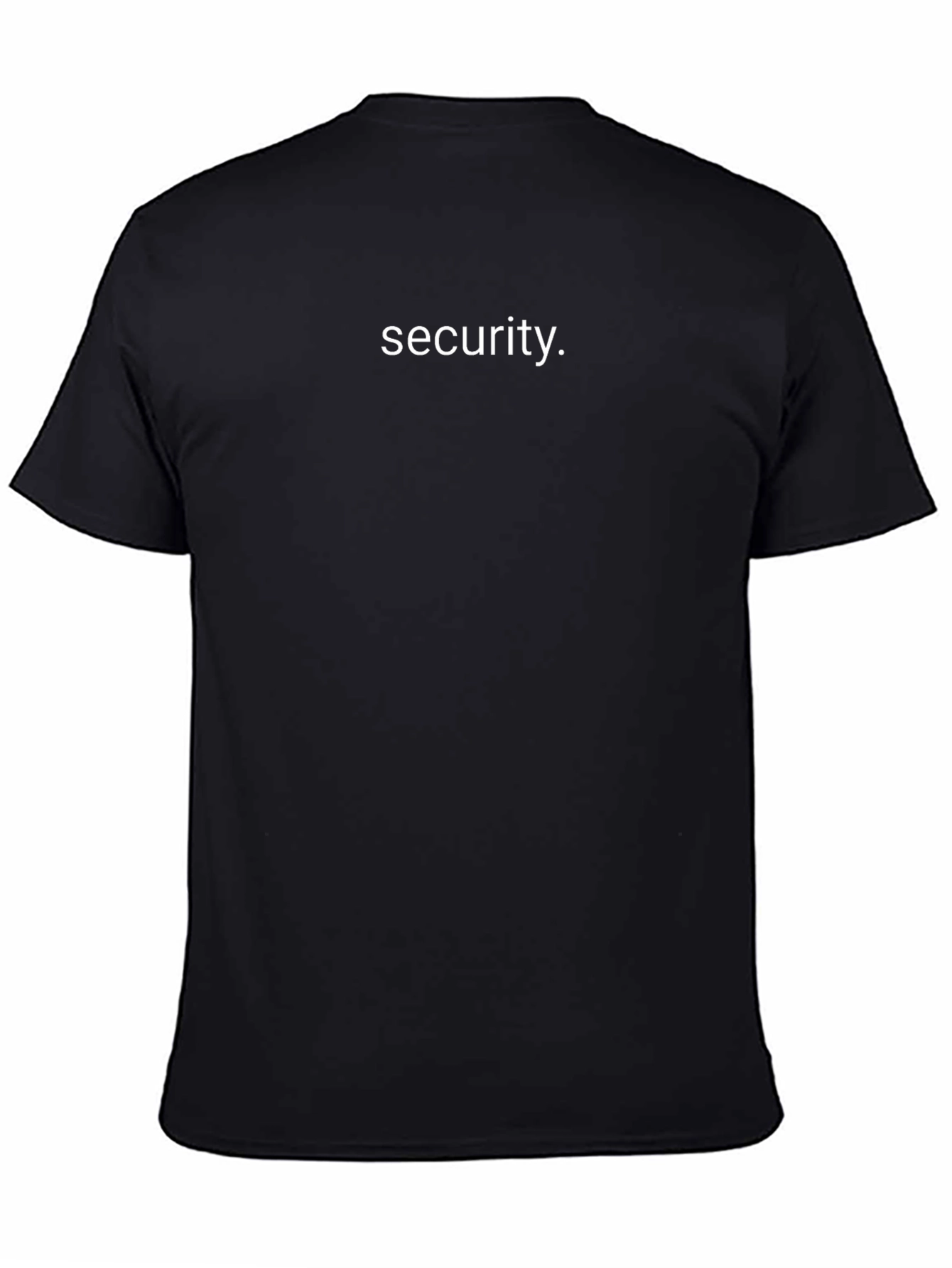 Security T-Shirt - Casual Black Tee