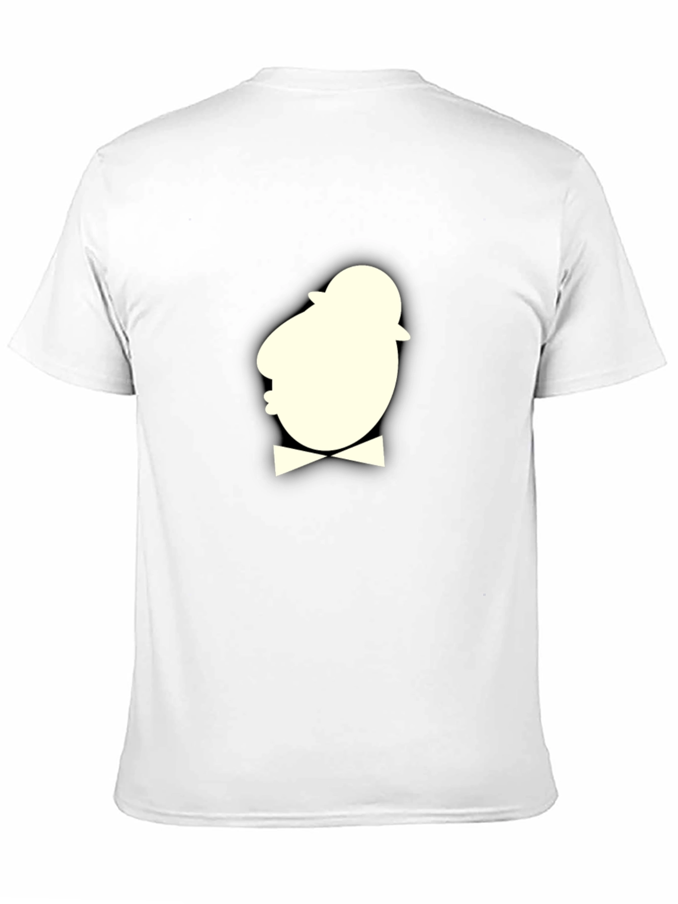 Dapper Cartoon Gentleman T-Shirt - Black