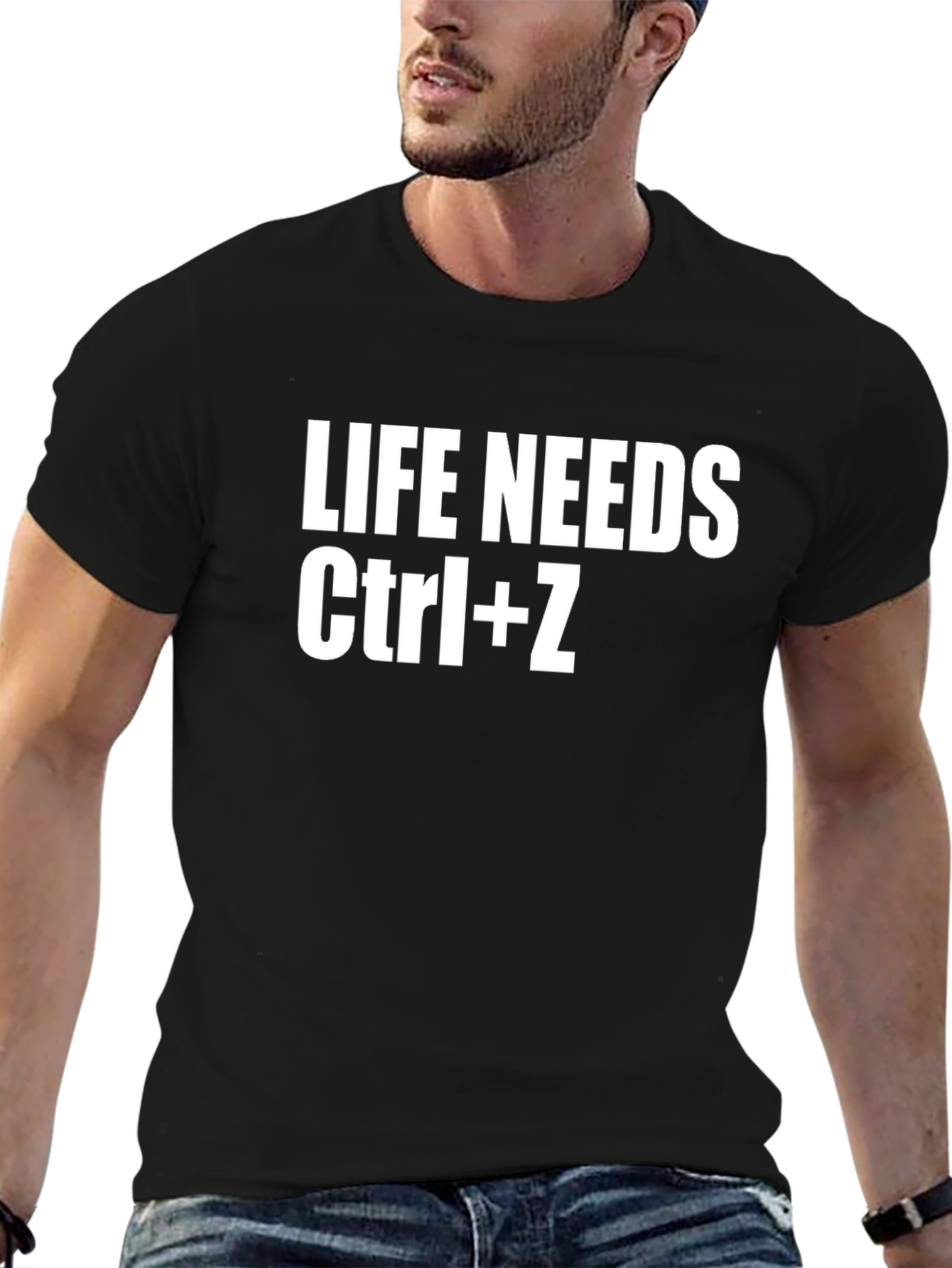 Life Needs Ctrl+Z T-Shirt - Funny Programmer Gift