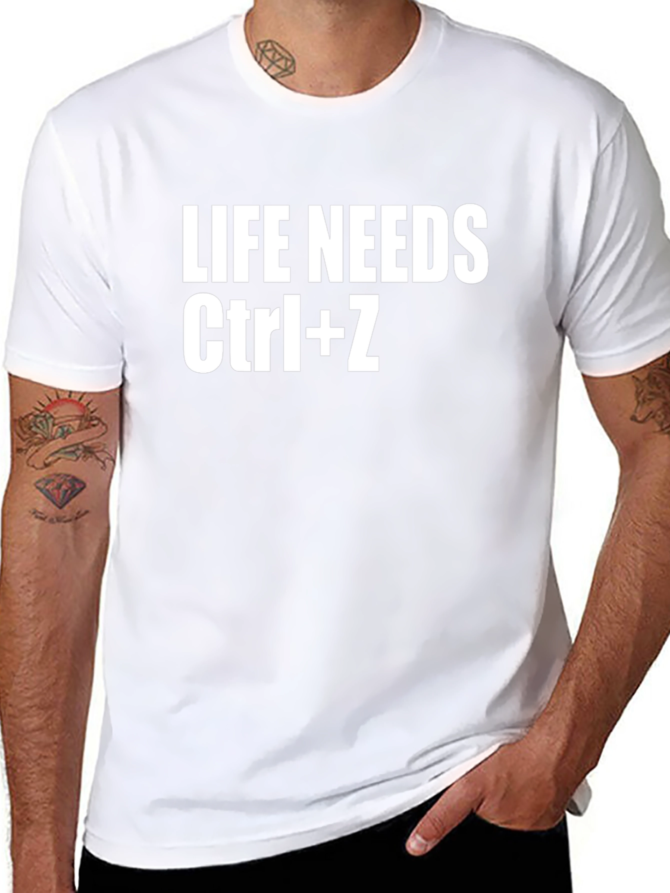 Life Needs Ctrl+Z T-Shirt - Funny Programmer Gift