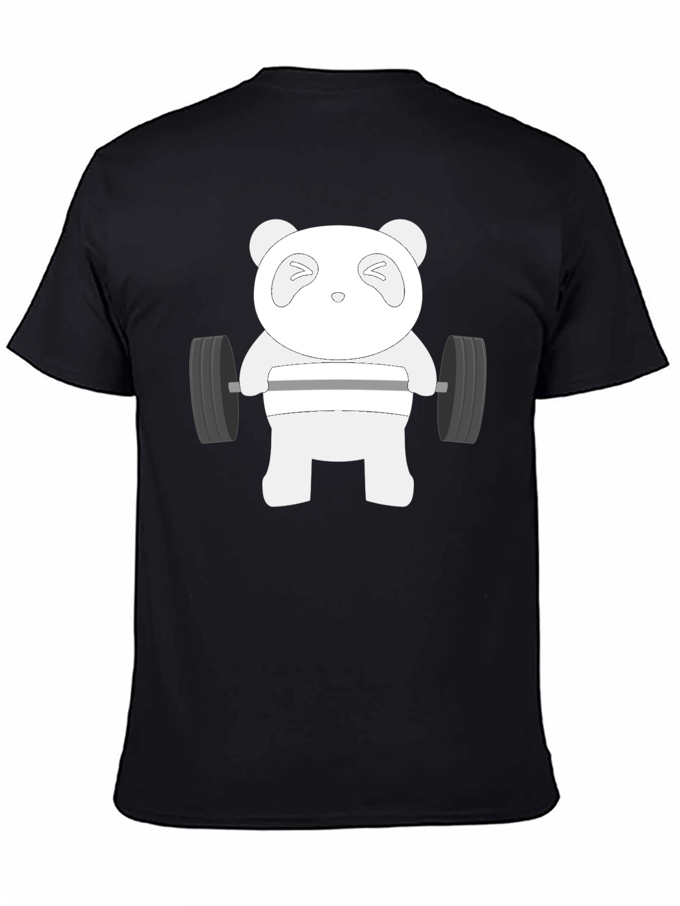 Weightlifting Panda T-Shirt - Black