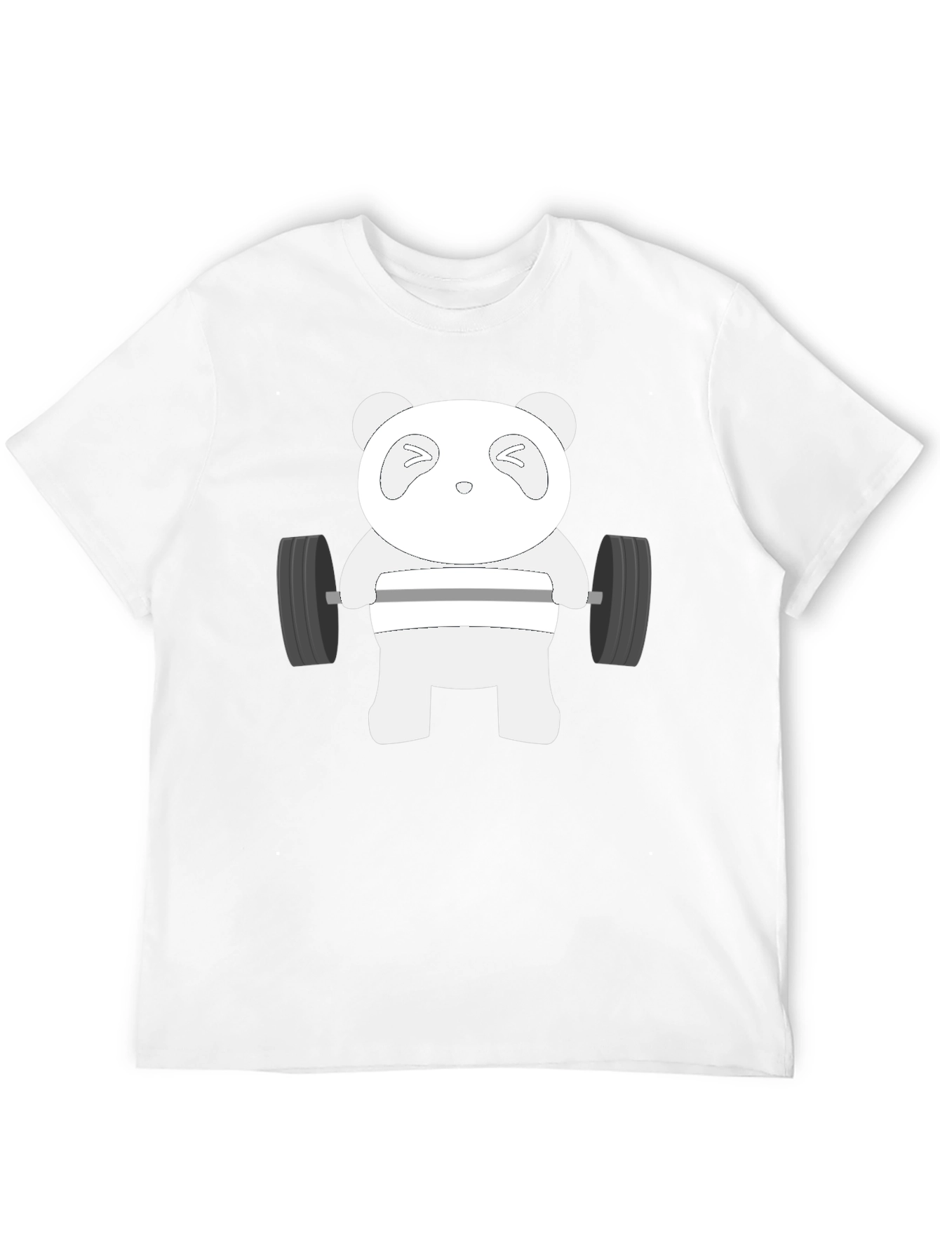 Weightlifting Panda T-Shirt - Black
