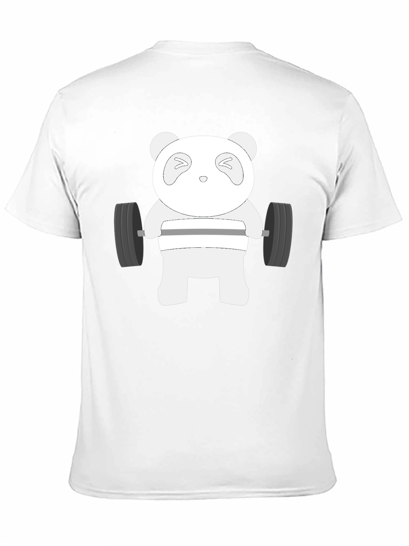 Weightlifting Panda T-Shirt - Black