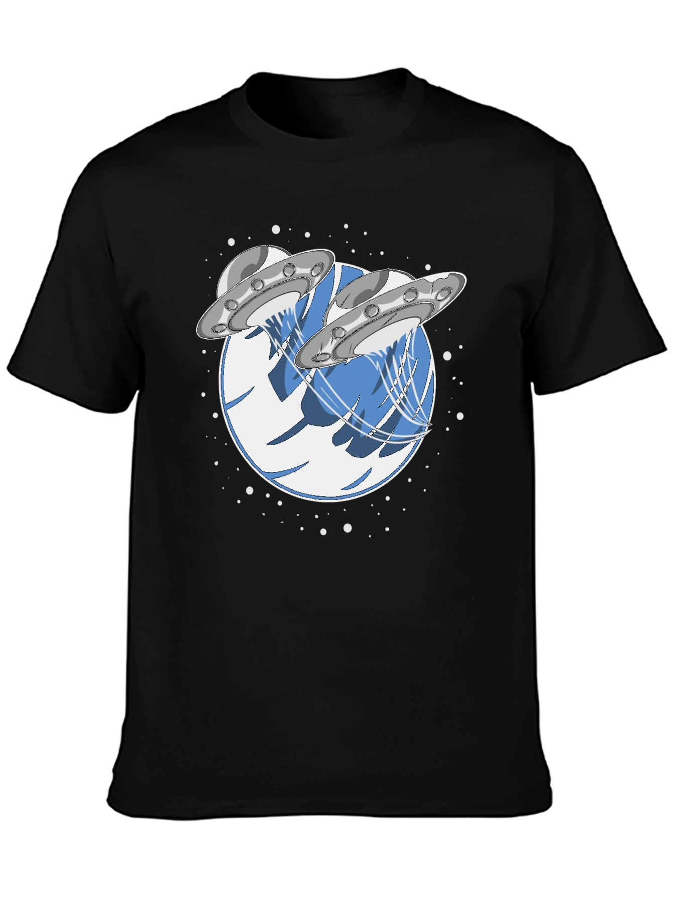 UFO Abduction Graphic T-Shirt