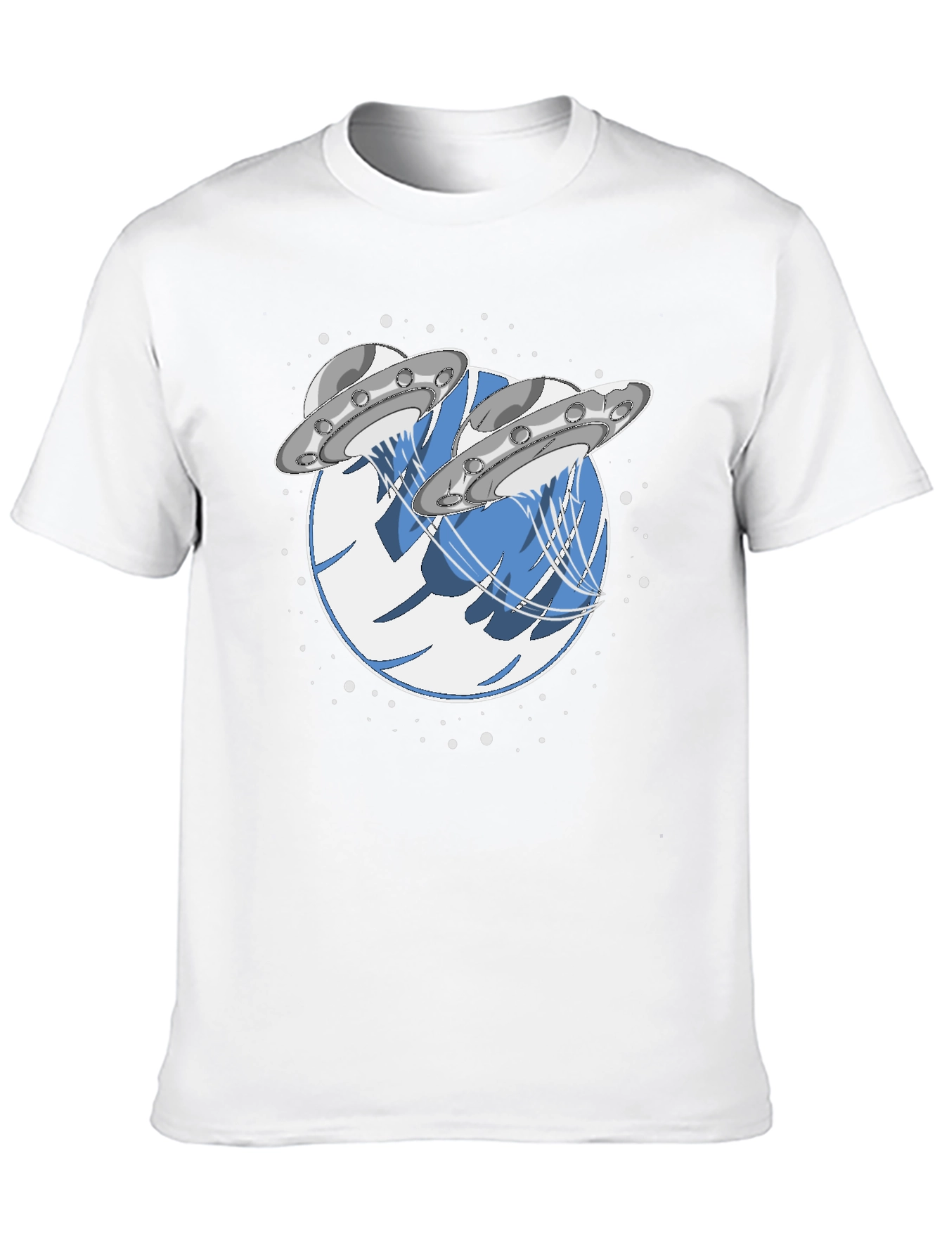 UFO Abduction Graphic T-Shirt