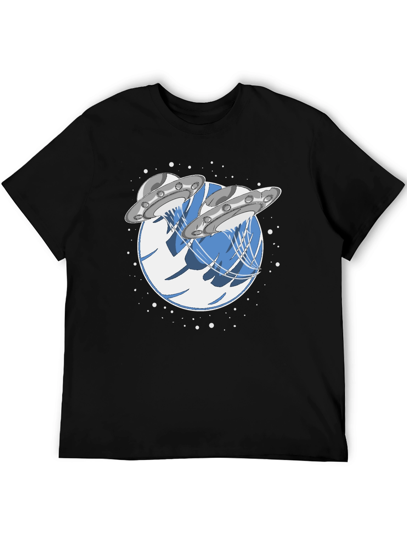 UFO Abduction Graphic T-Shirt