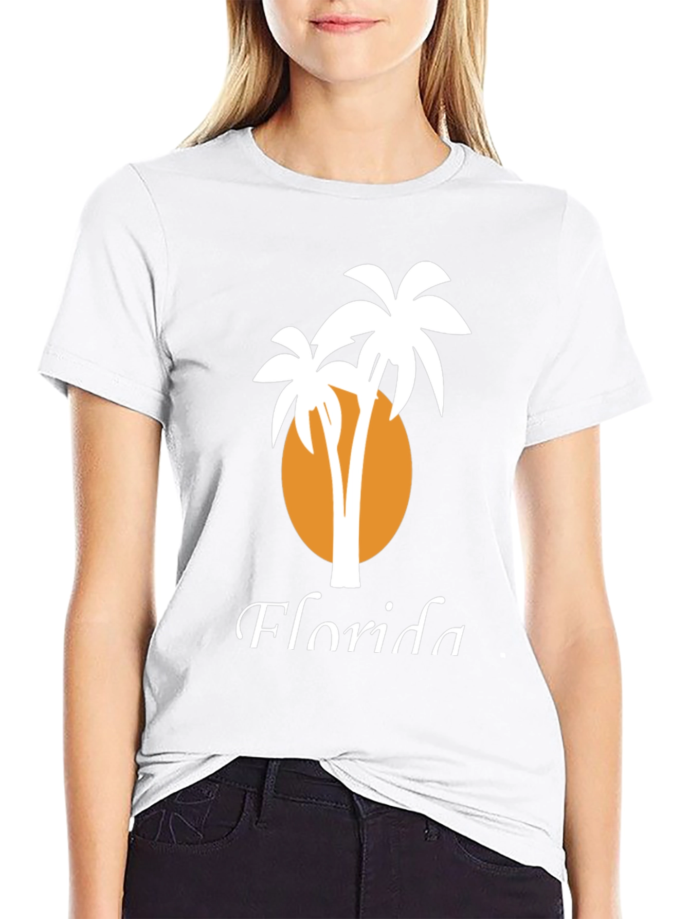 Florida Palm Tree Graphic T-Shirt