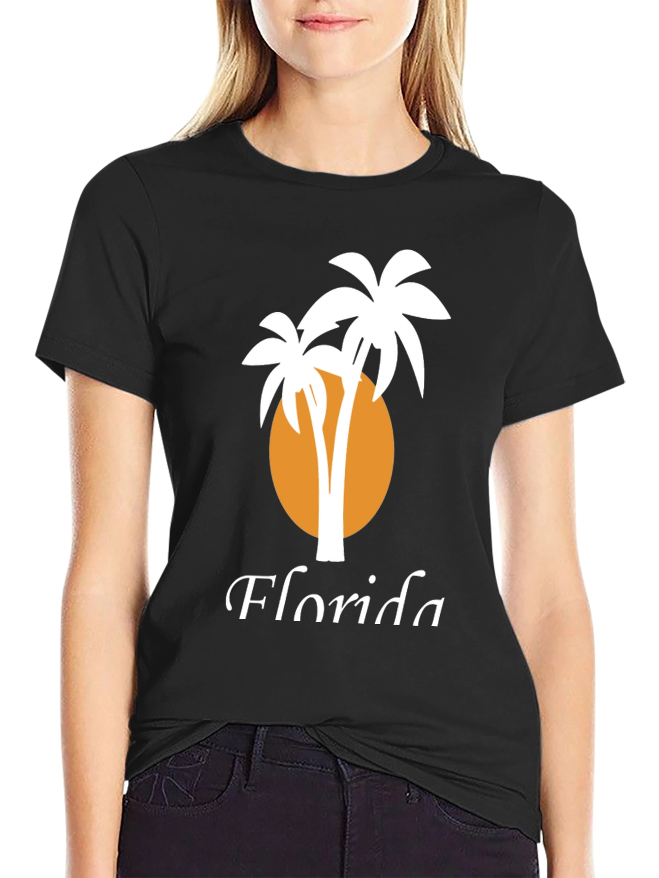 Florida Palm Tree Graphic T-Shirt
