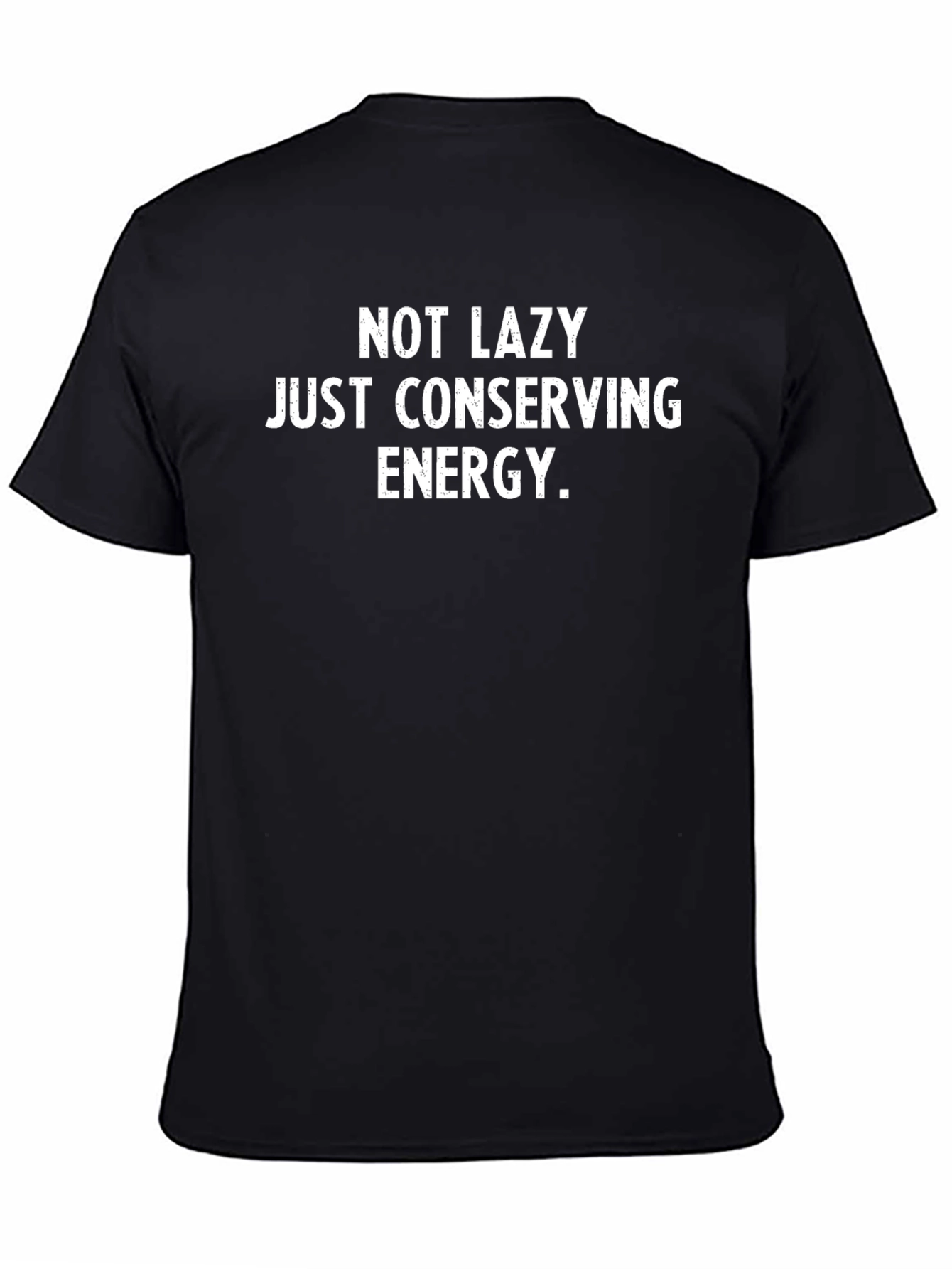 Conserving Energy Graphic Tee - Black