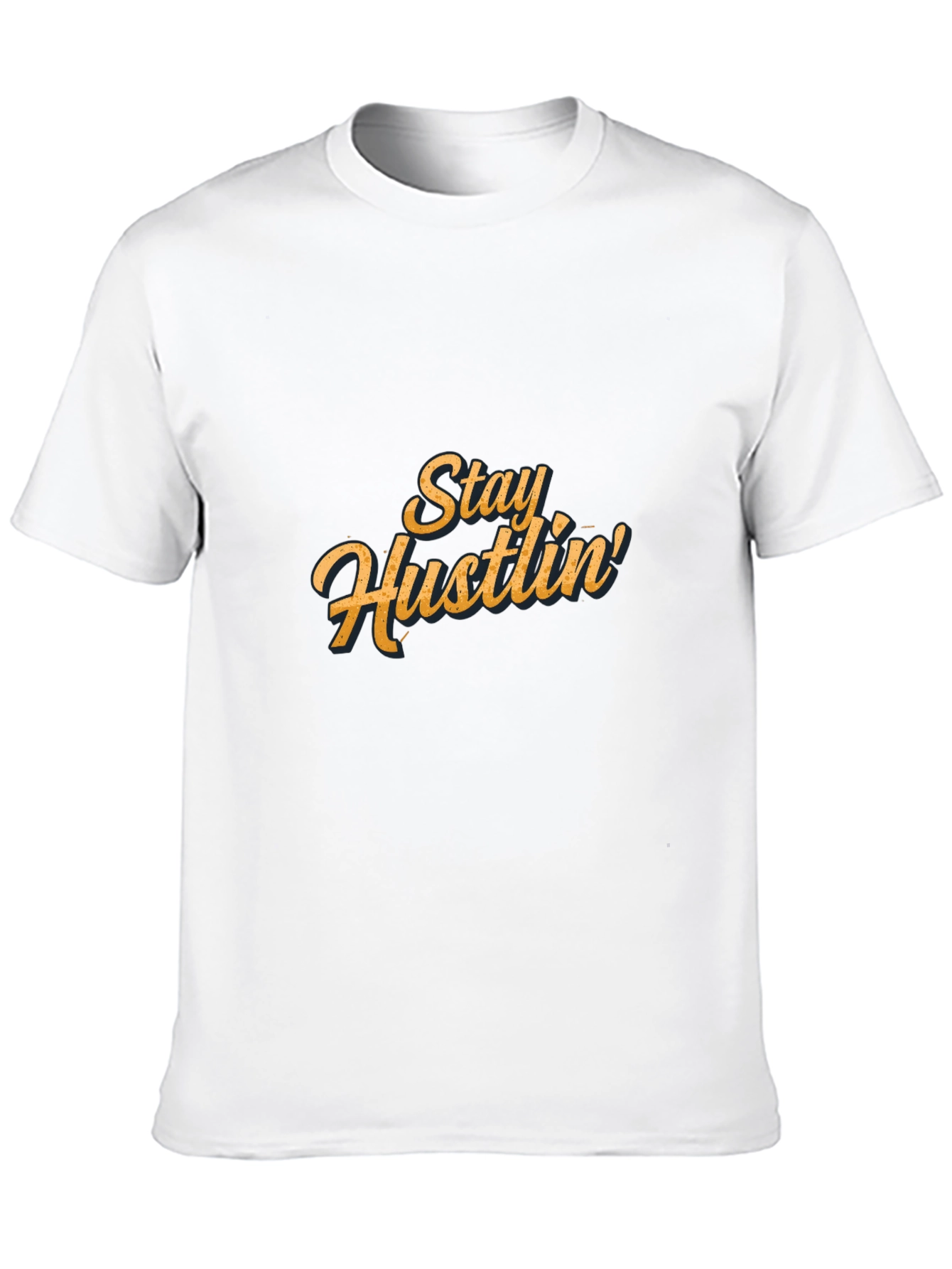 Stay Hustlin Black Graphic Tee