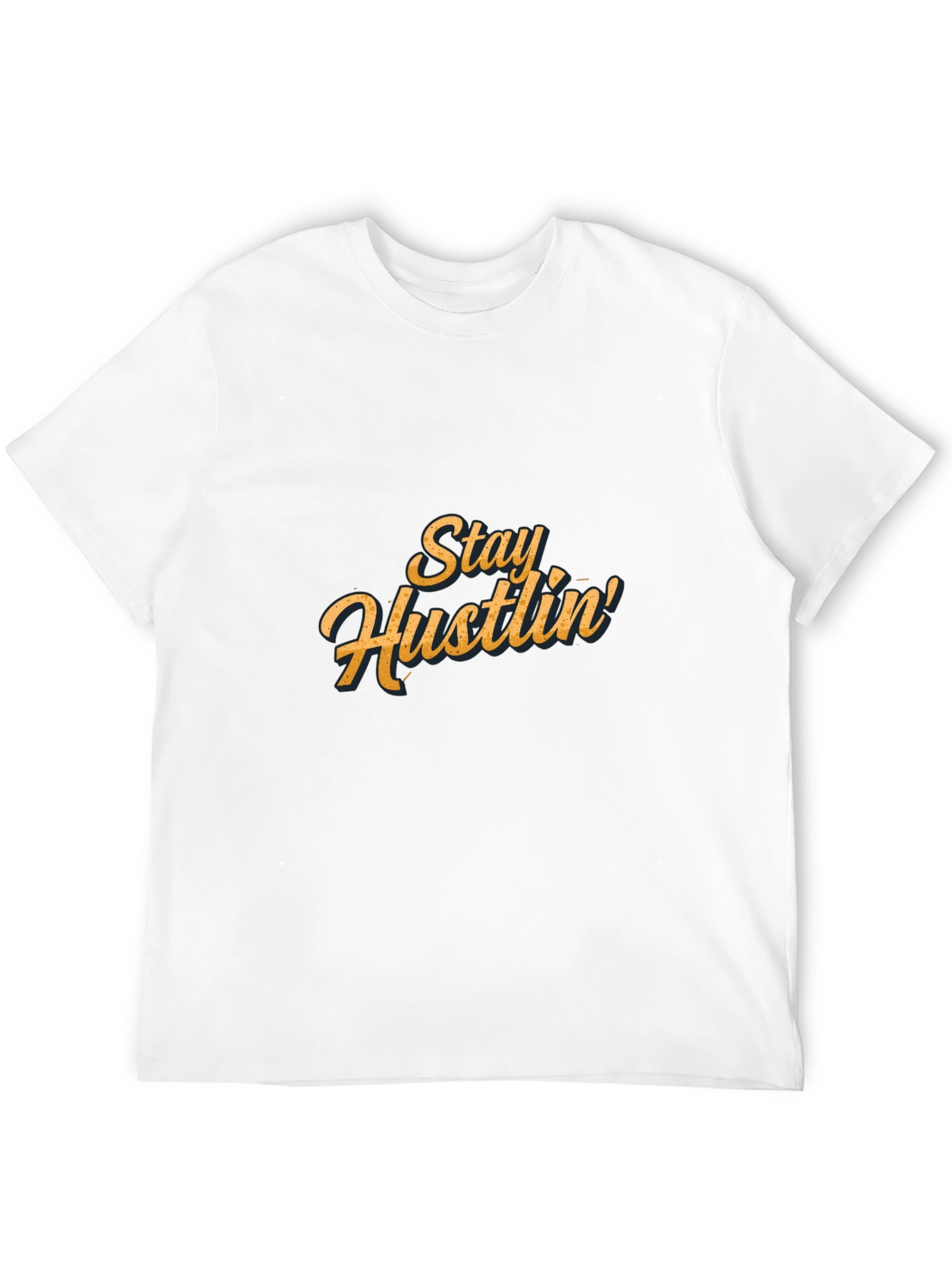 Stay Hustlin Black Graphic Tee
