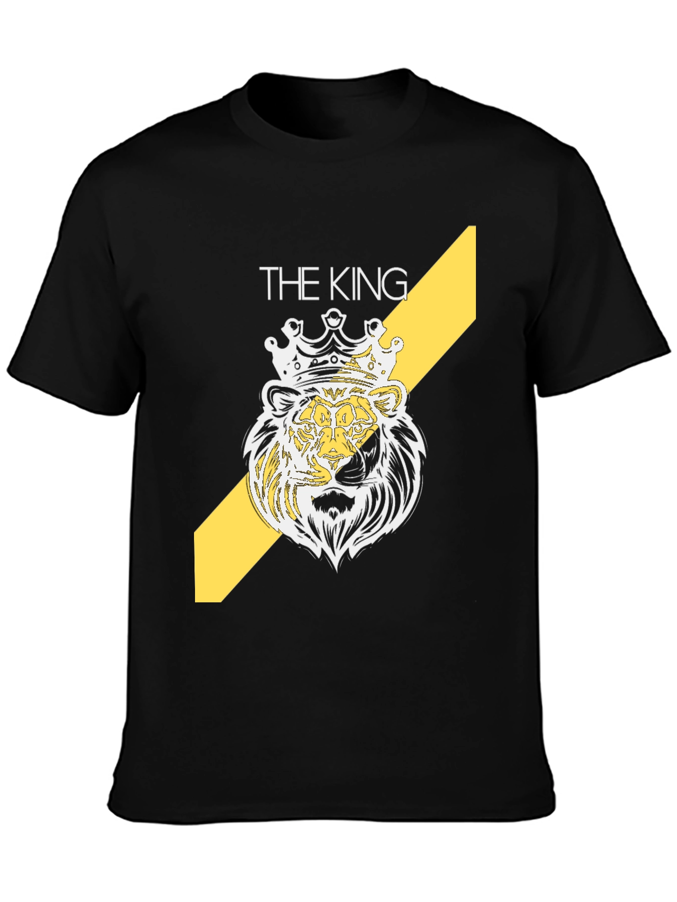 The King Lion Graphic T-Shirt - Bold Design